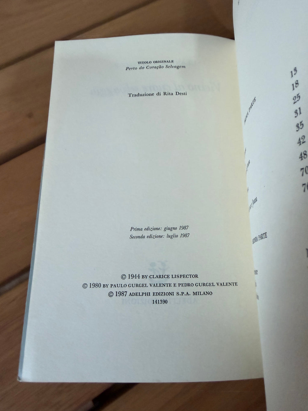 Vicino al cuore selvaggio - Clarice Lispector