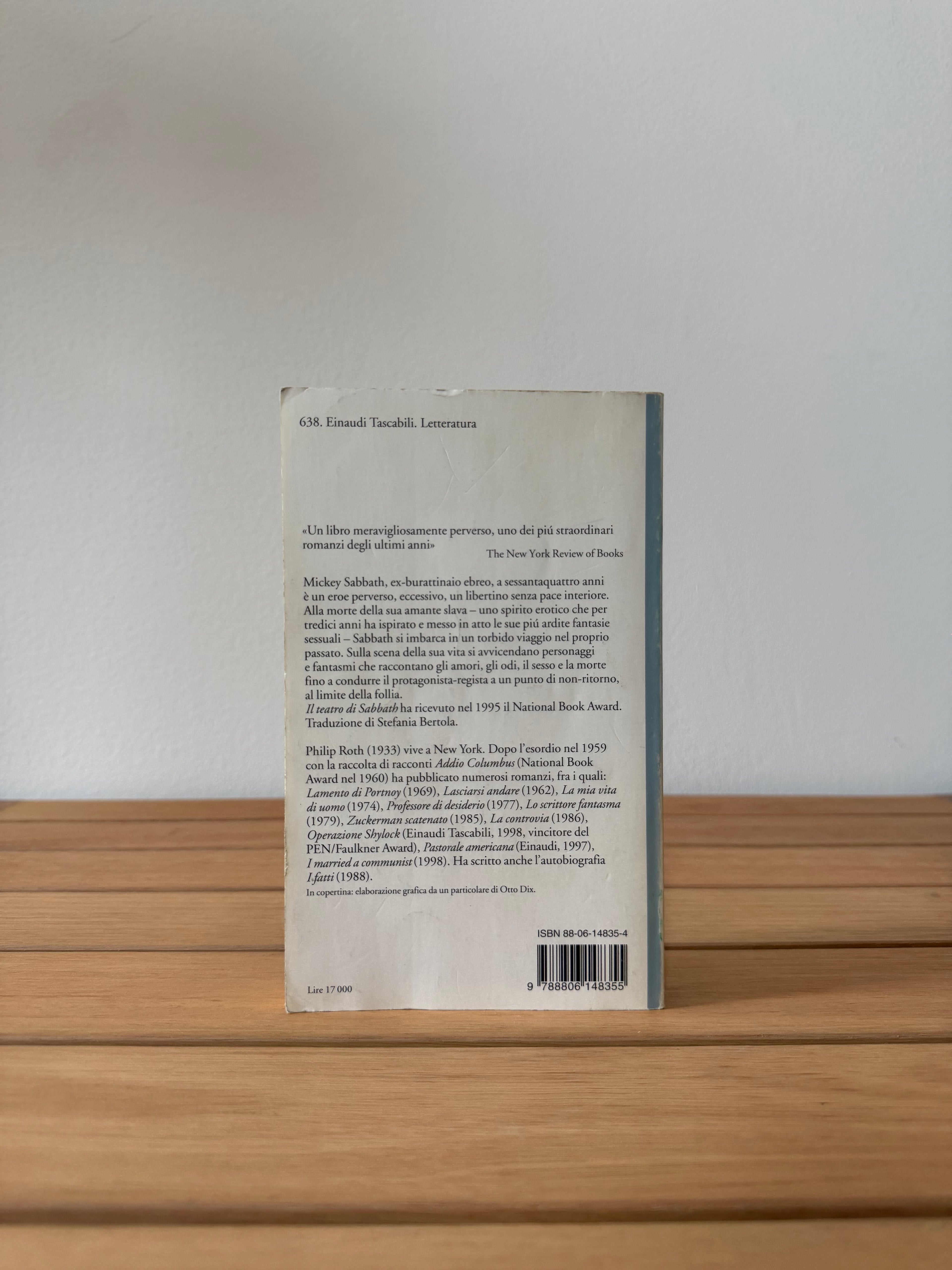 Il teatro di Sabbath - Philip Roth