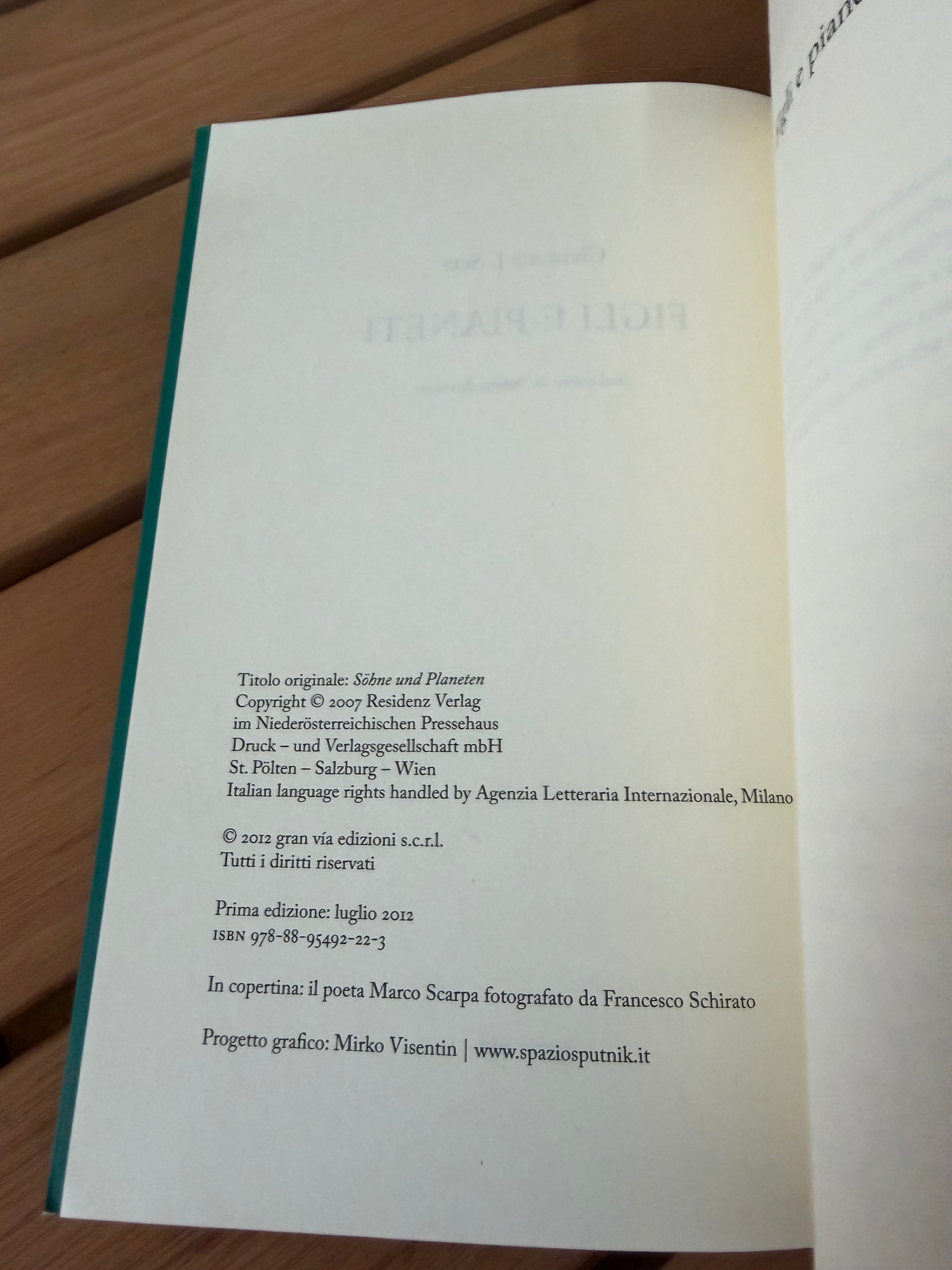 Figli e pianeti - Clemens J. Setz