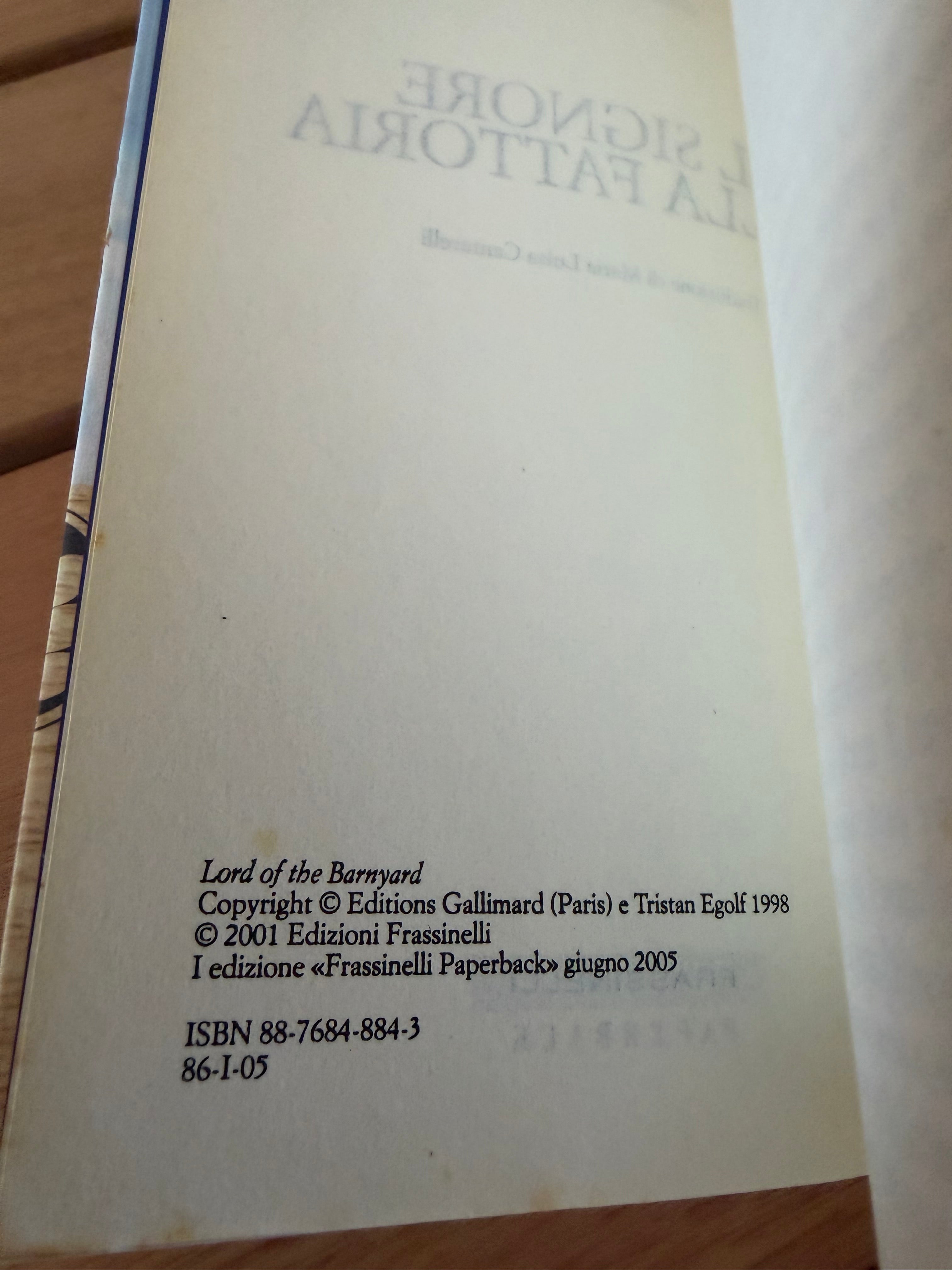 Il signore della fattoria - Tristan Egolf