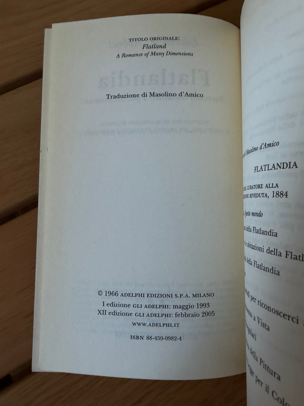 Flatlandia - Edwin Abbott