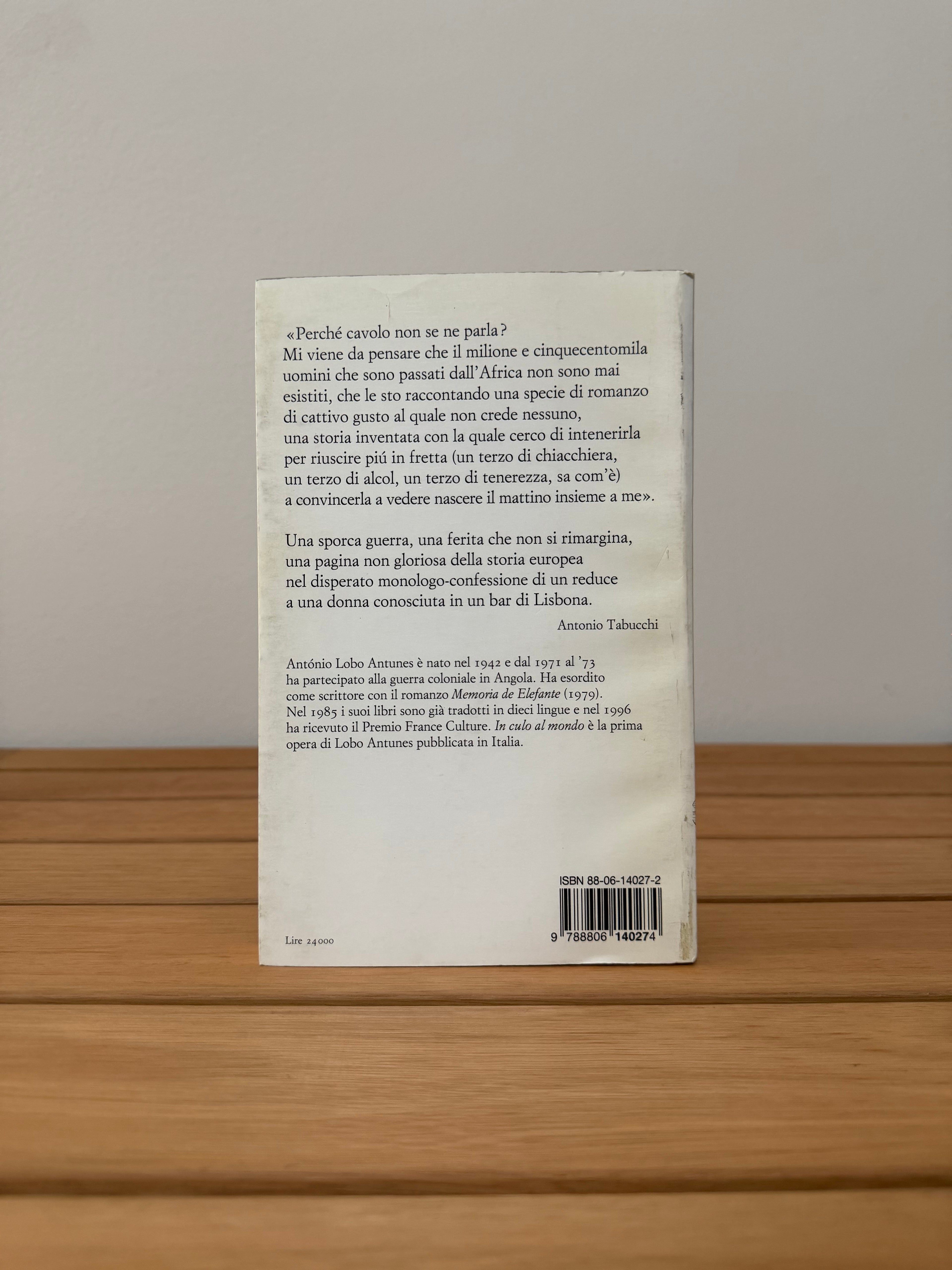In culo al mondo - António Lobo Antunes