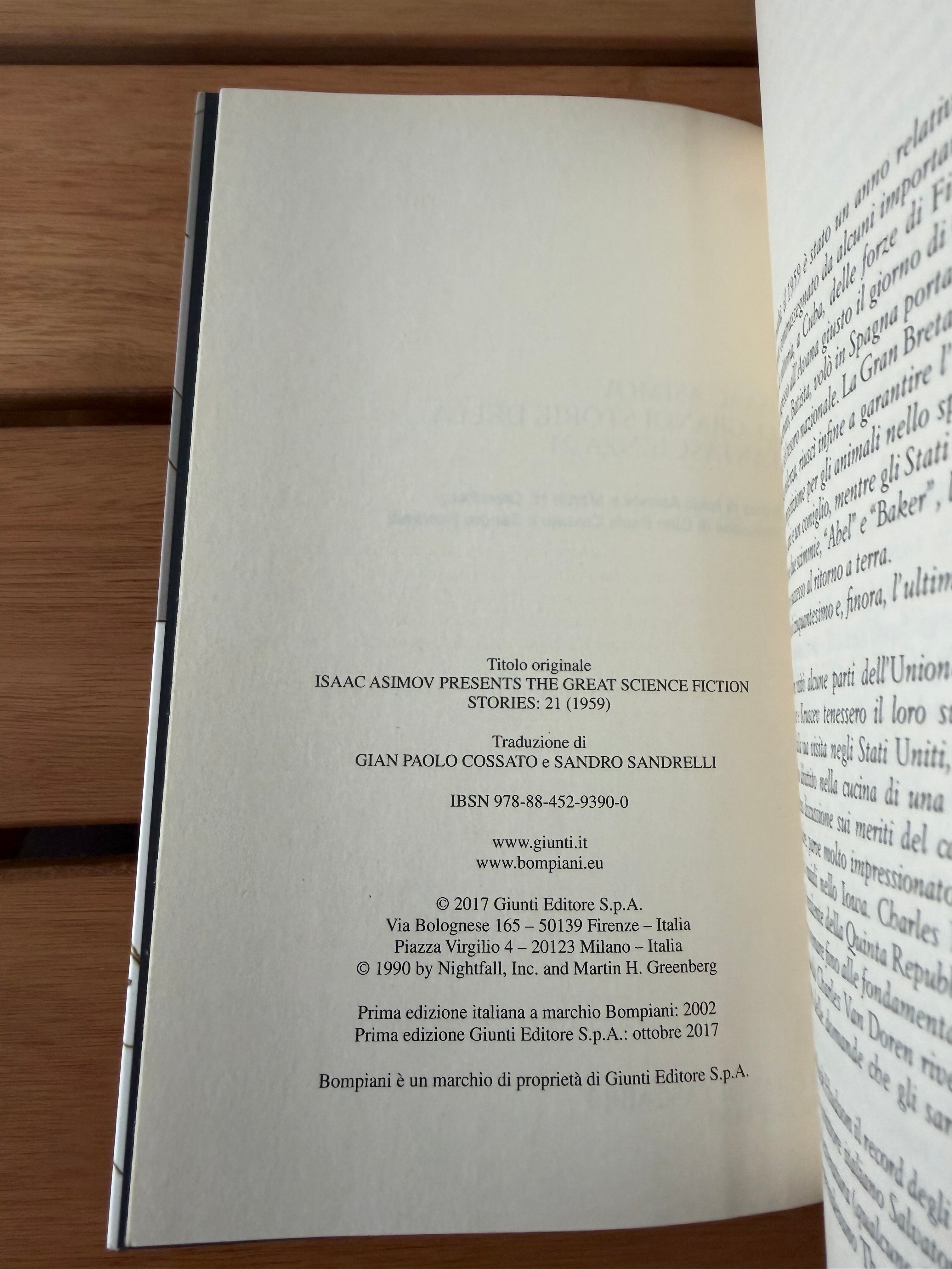 Isaac Asimov - Le grandi storie della fantascienza #21 - AA.VV.
