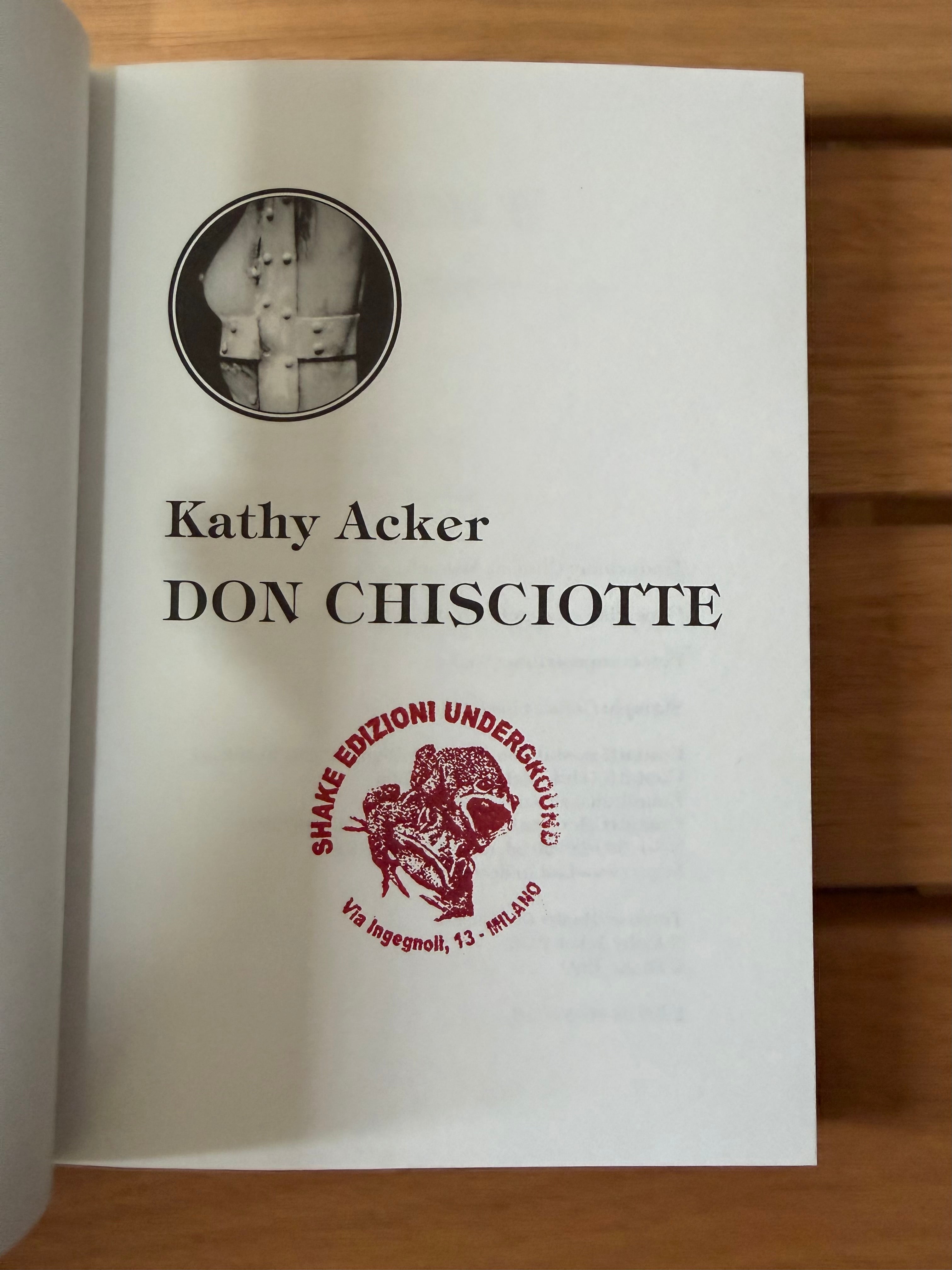 Don Chisciotte - Kathy Acker