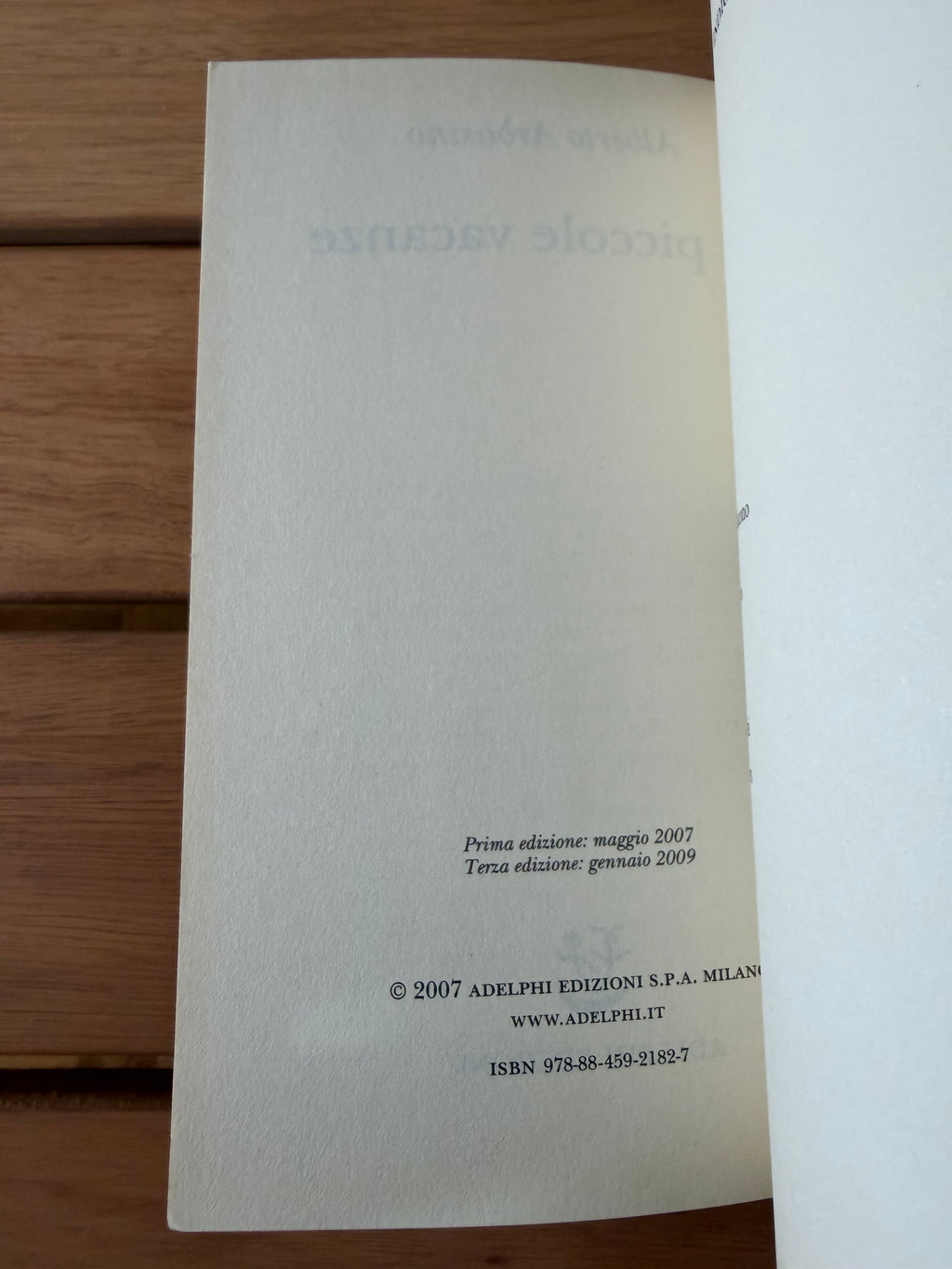 Le piccole vacanze - Alberto Arbasino