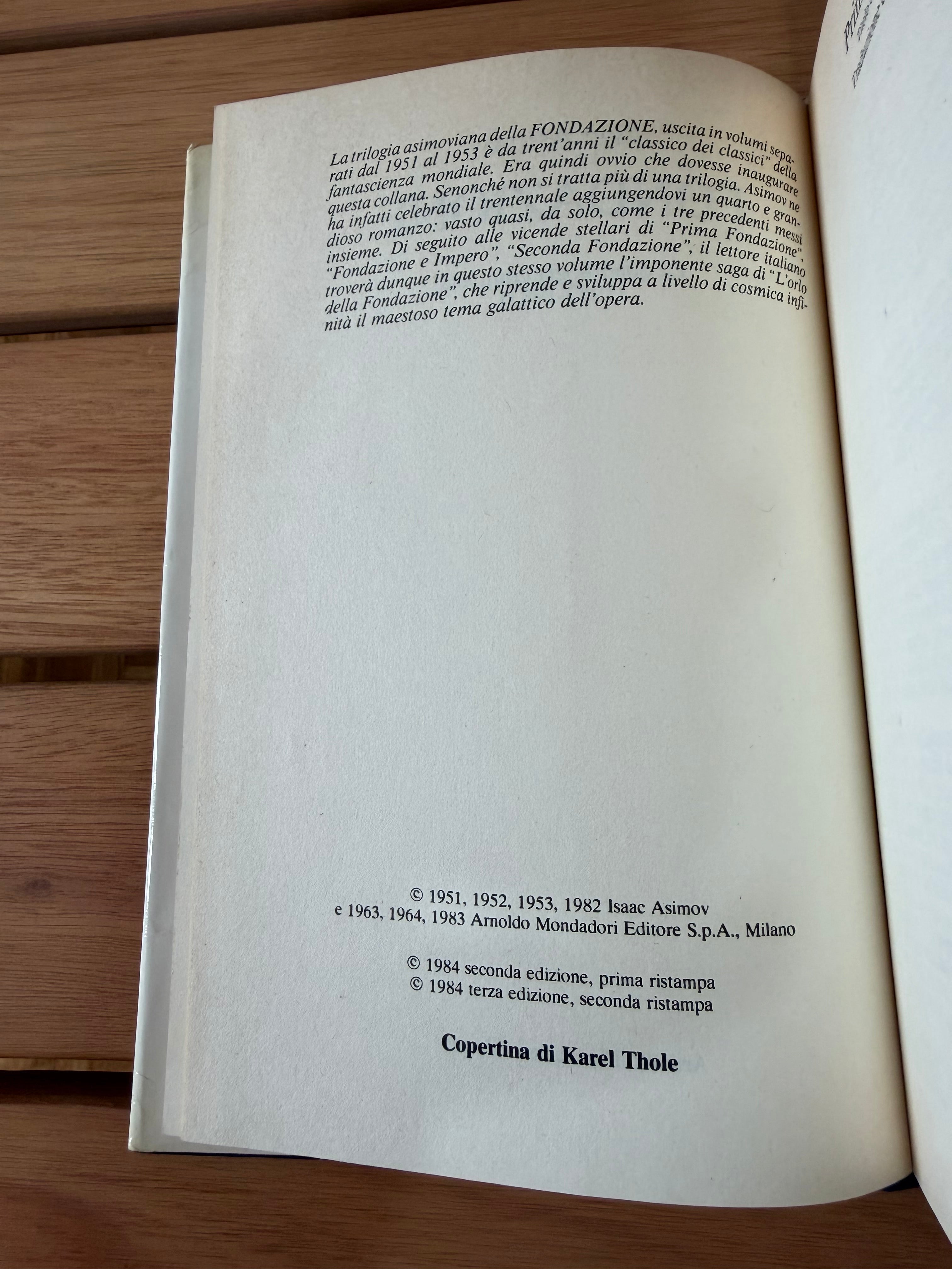 Fondazione - La quadrilogia completa (1953-1983) - Isaac Asimov