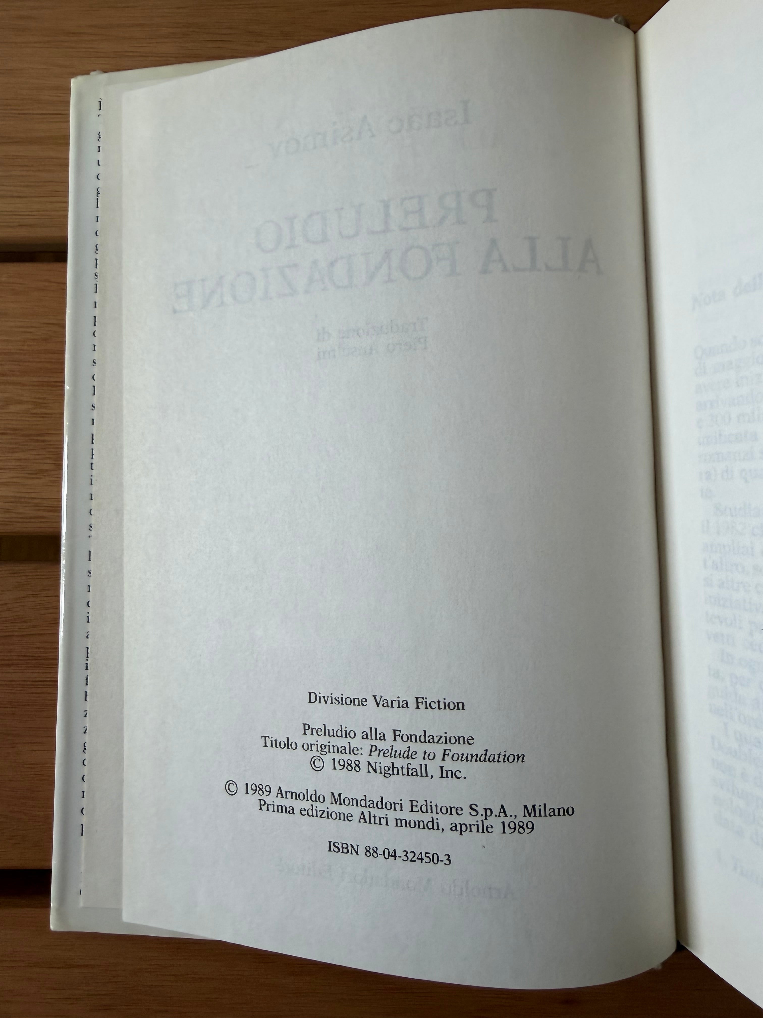 Preludio alla fondazione - Isaac Asimov