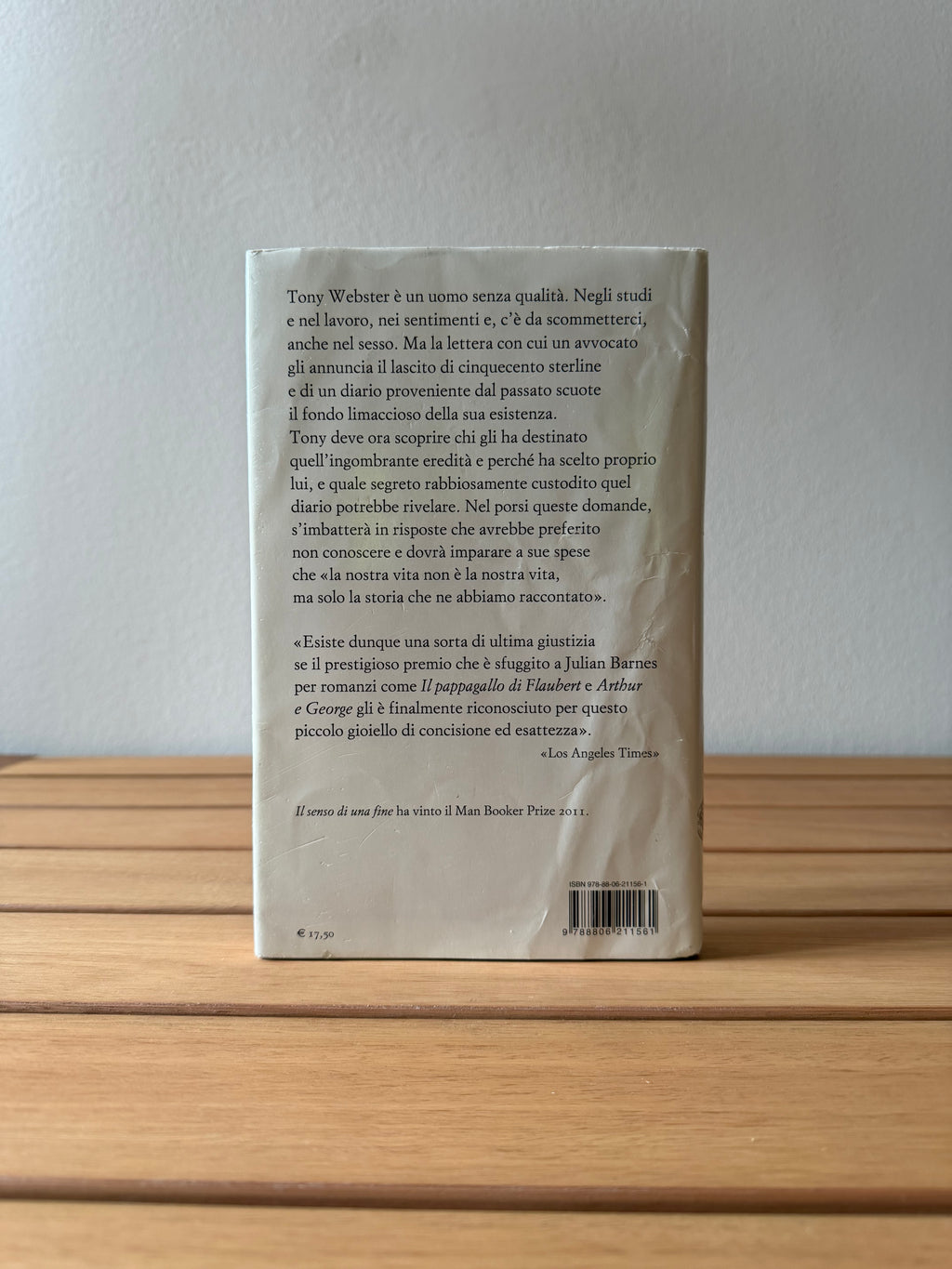 Il senso di una fine - Julian Barnes