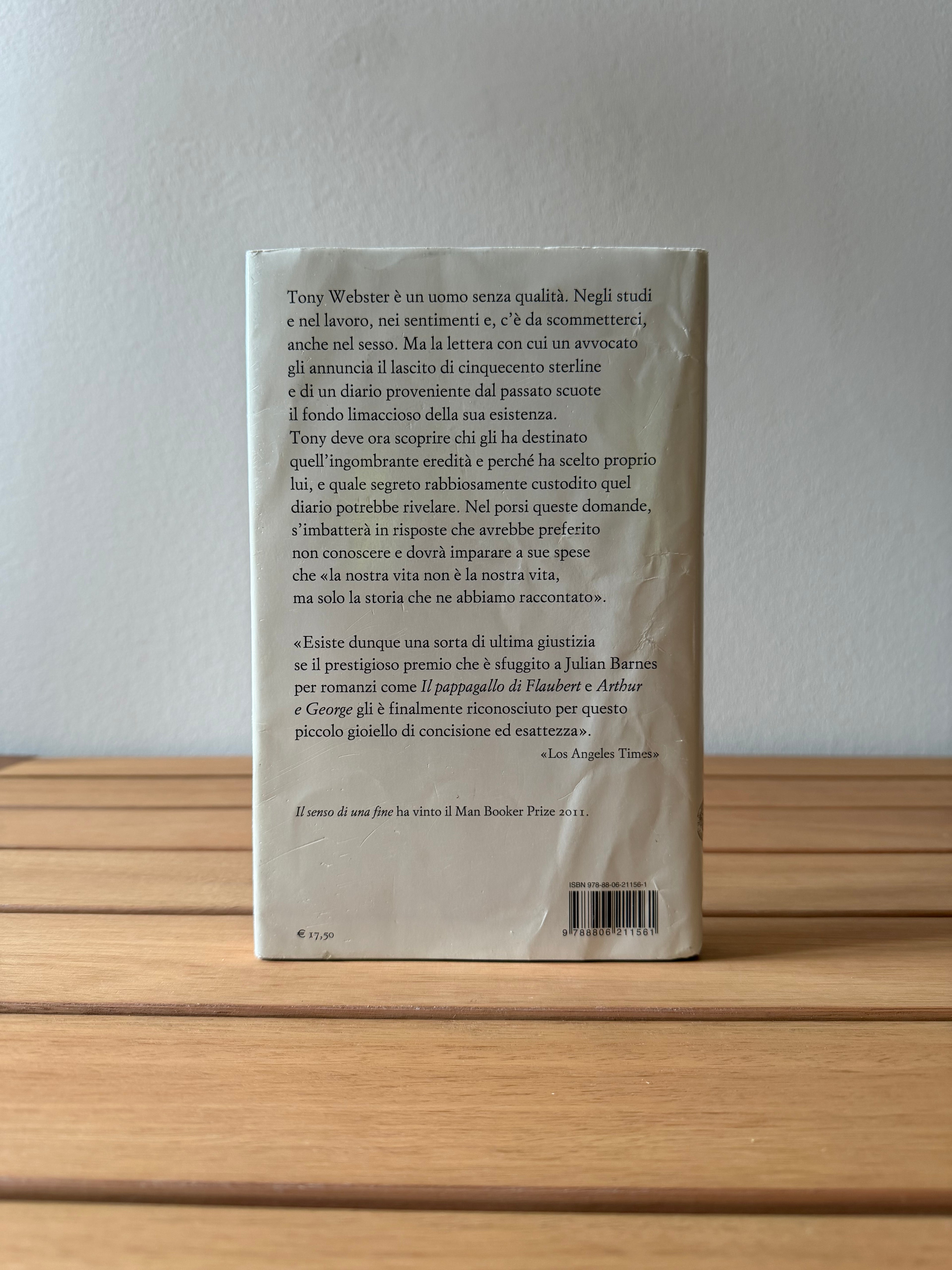 Il senso di una fine - Julian Barnes
