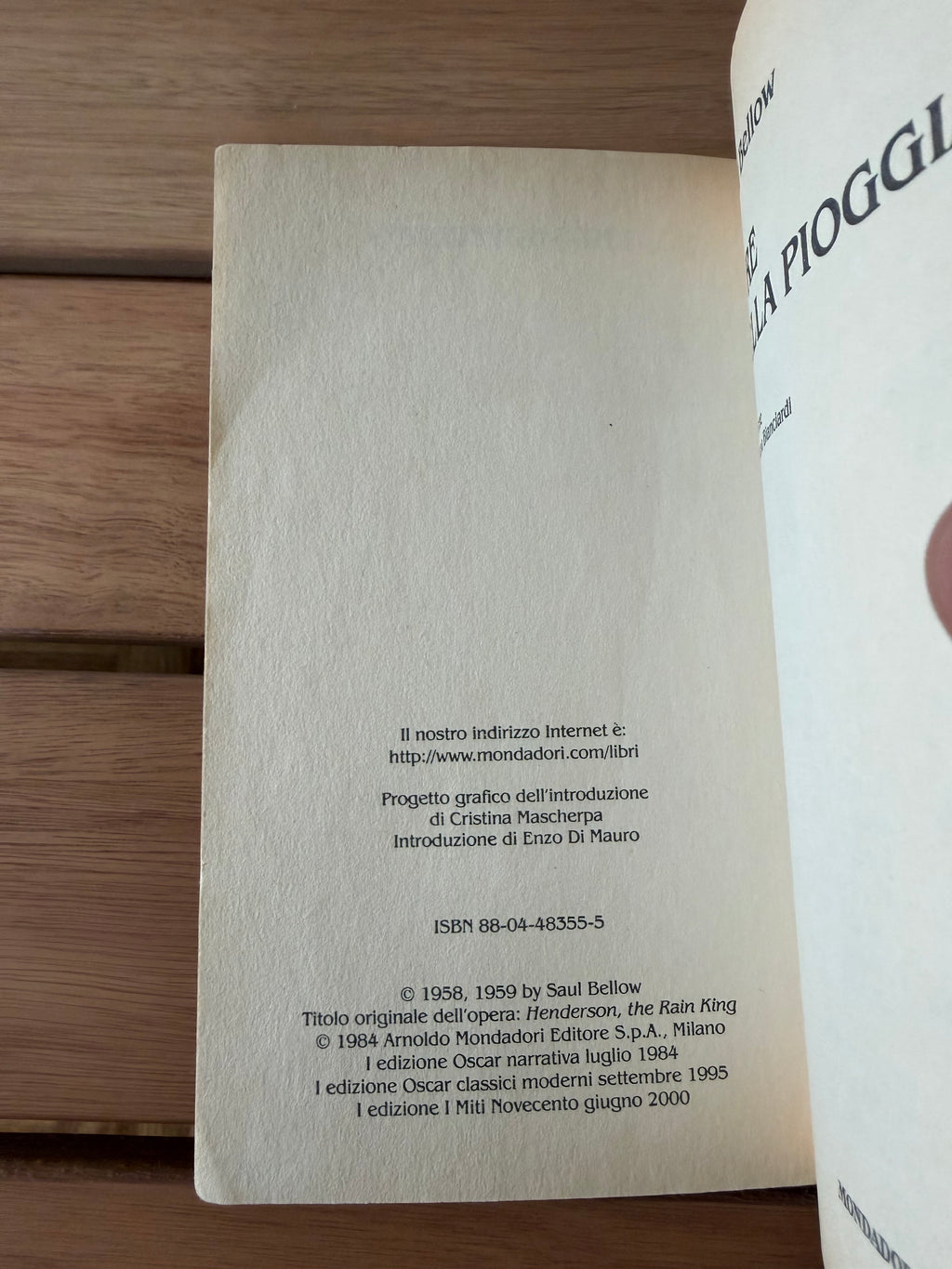 Il re della pioggia - Saul Bellow