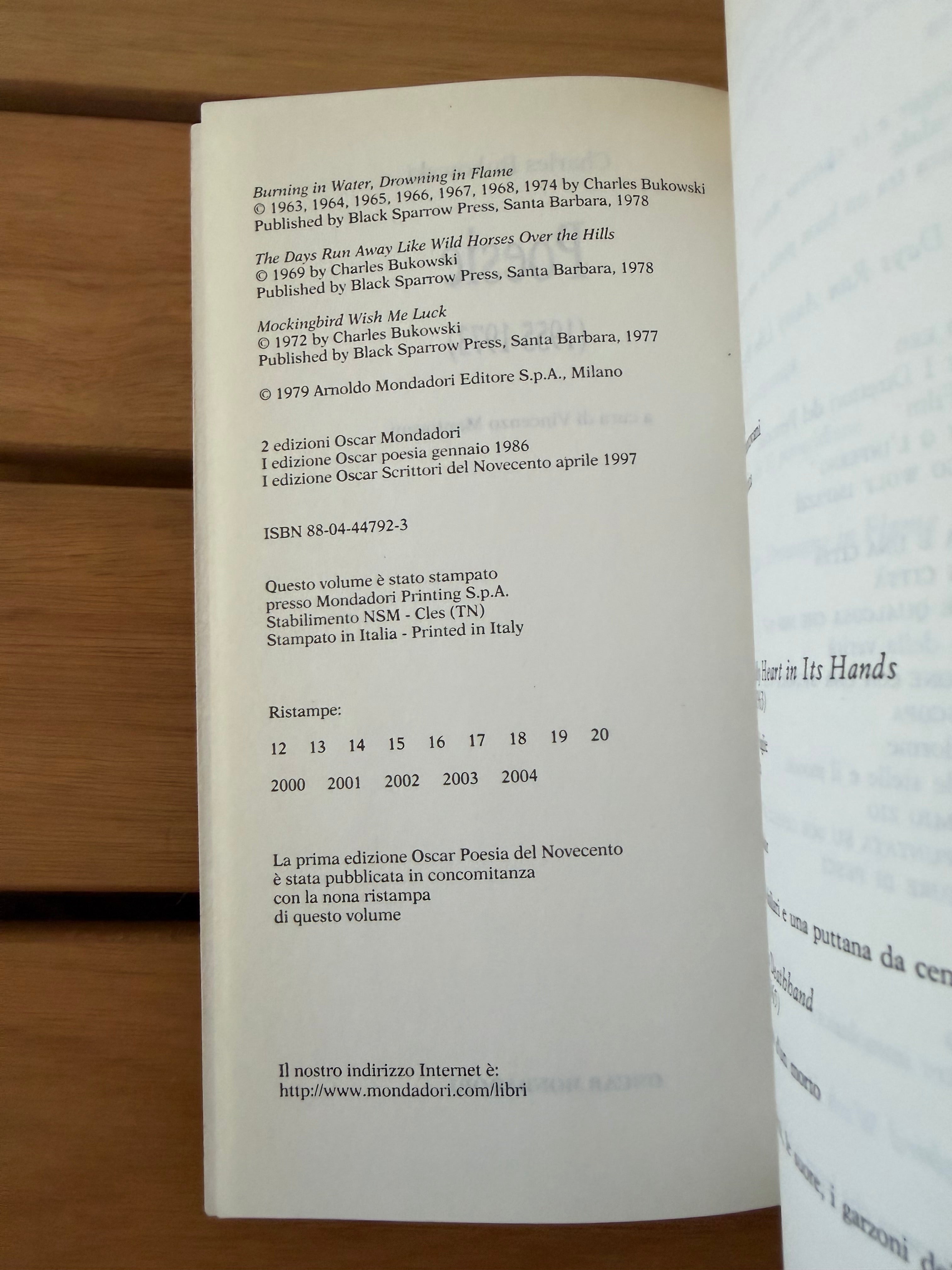 Poesie (1955-1973) - Charles Bukowski