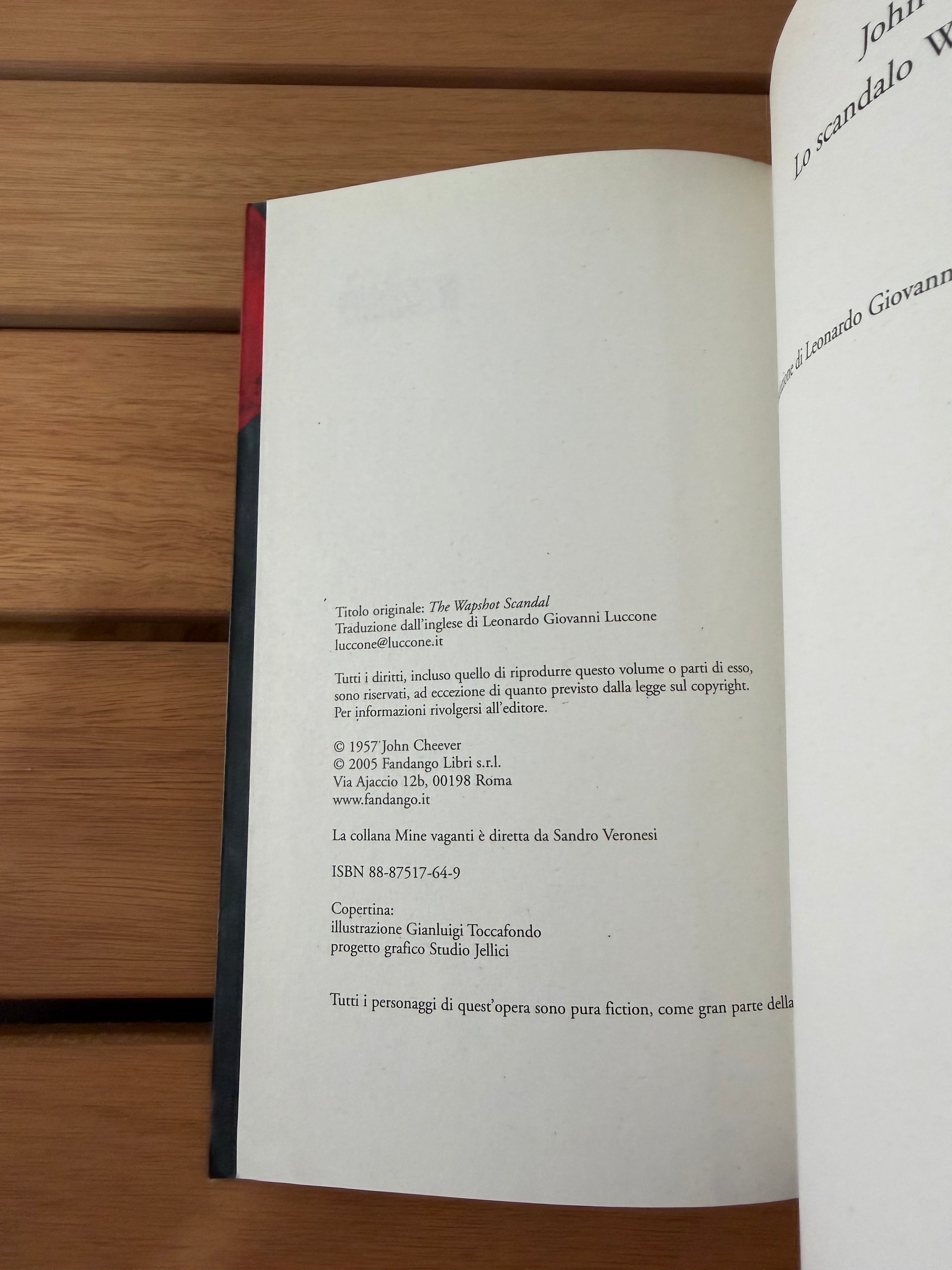 Lo scandalo Whapshot - John Cheever