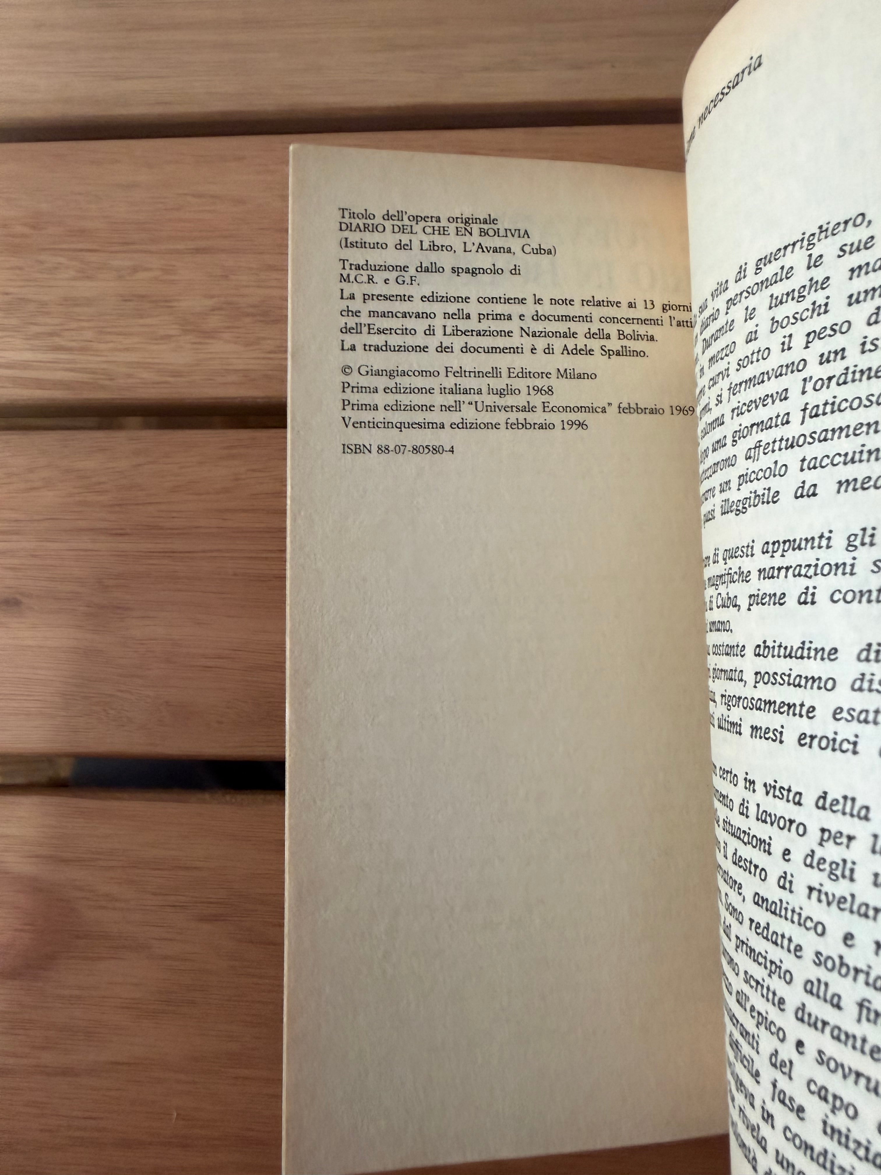Diario in Bolivia - Ernesto Che Guevara