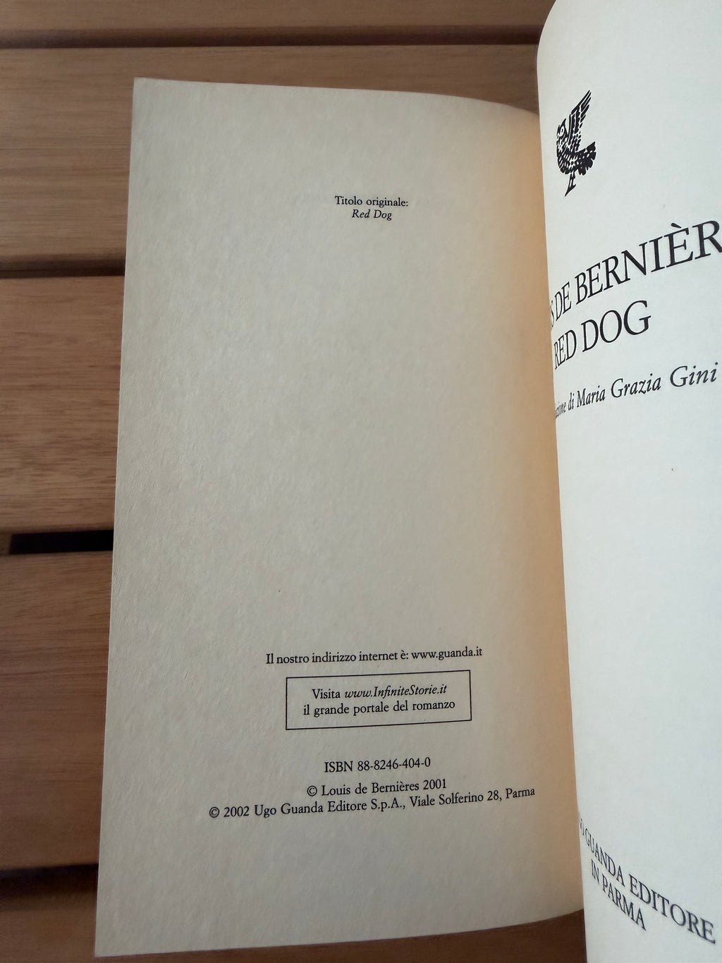 Red dog - Louis De Bernières