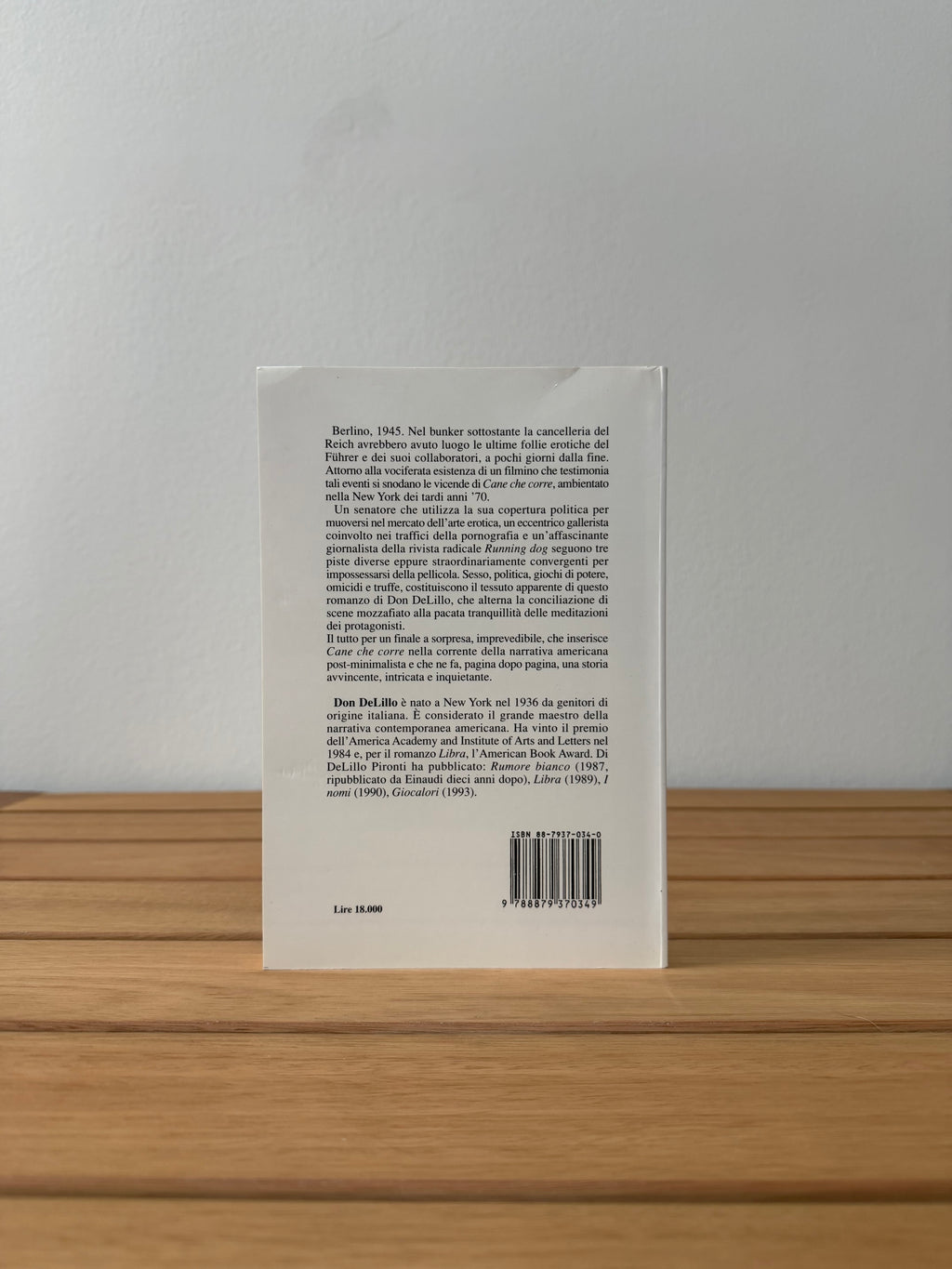 Cane che corre - Don DeLillo