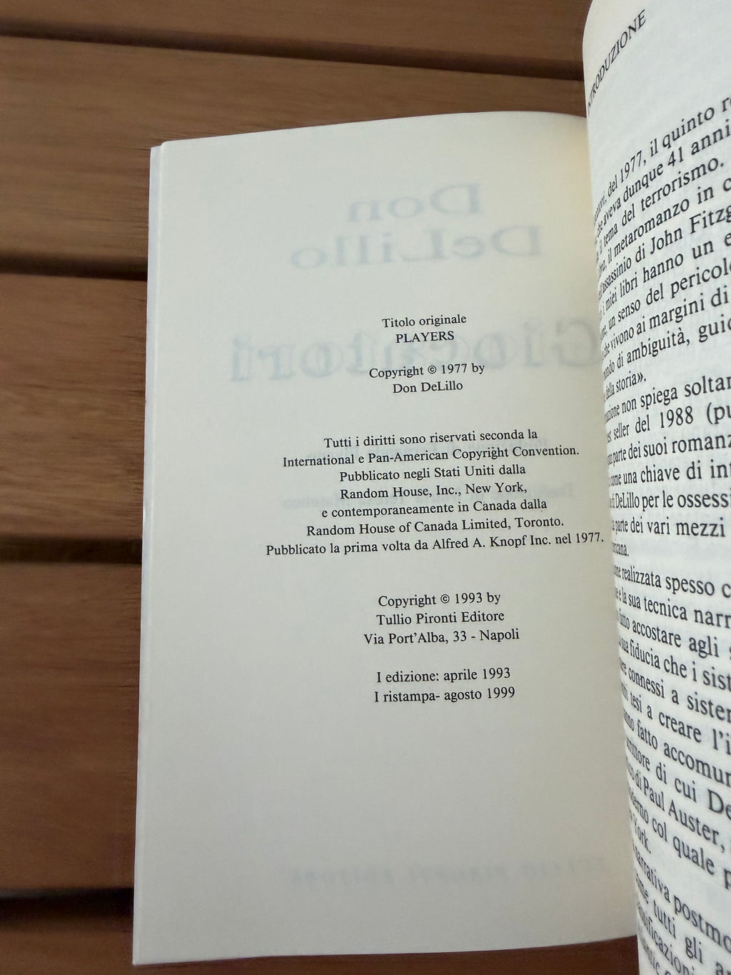 Giocatori - Don DeLillo