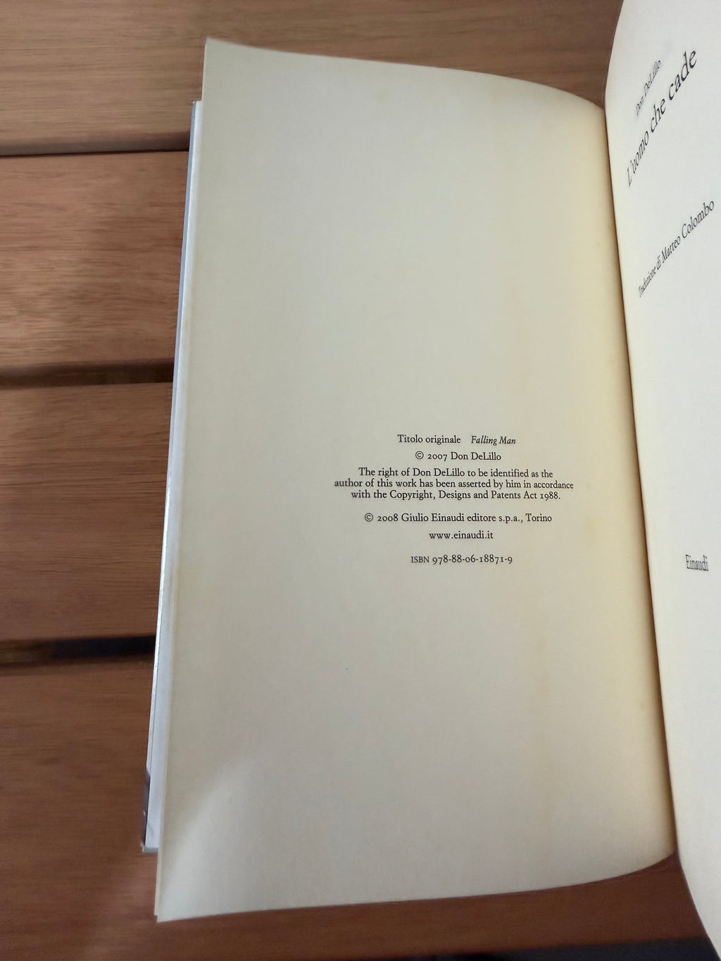 L'uomo che cade - Don DeLillo
