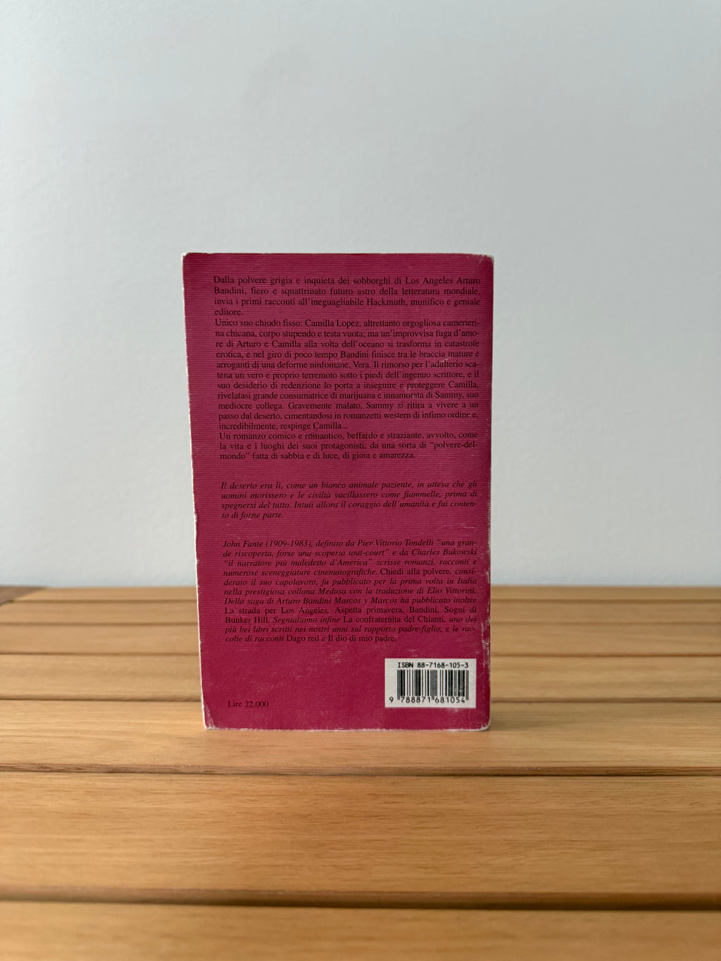Chiedi alla polvere - John Fante