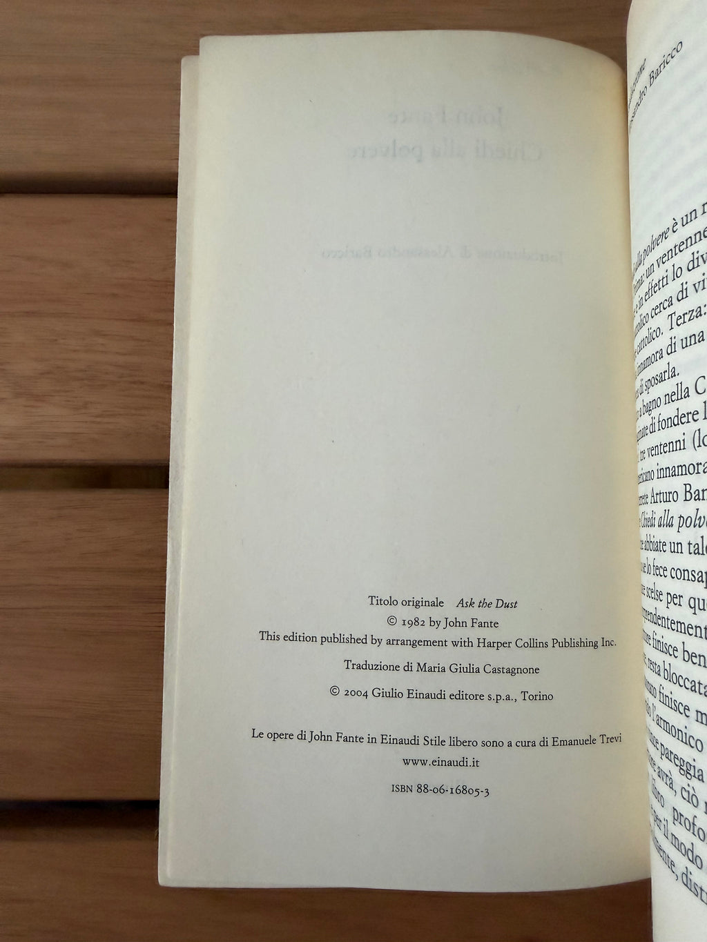 Chiedi alla polvere - John Fante