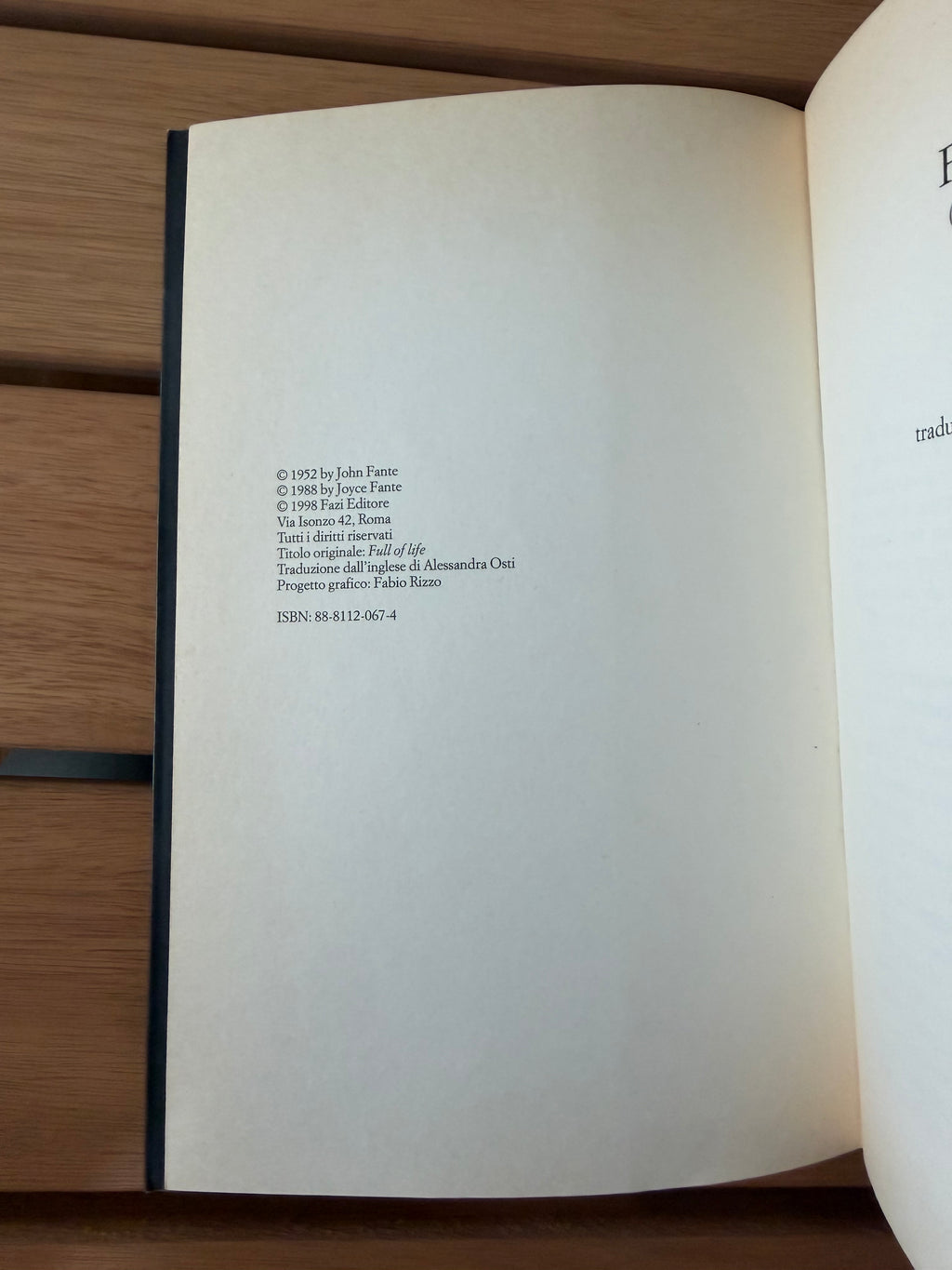Full of life - John Fante