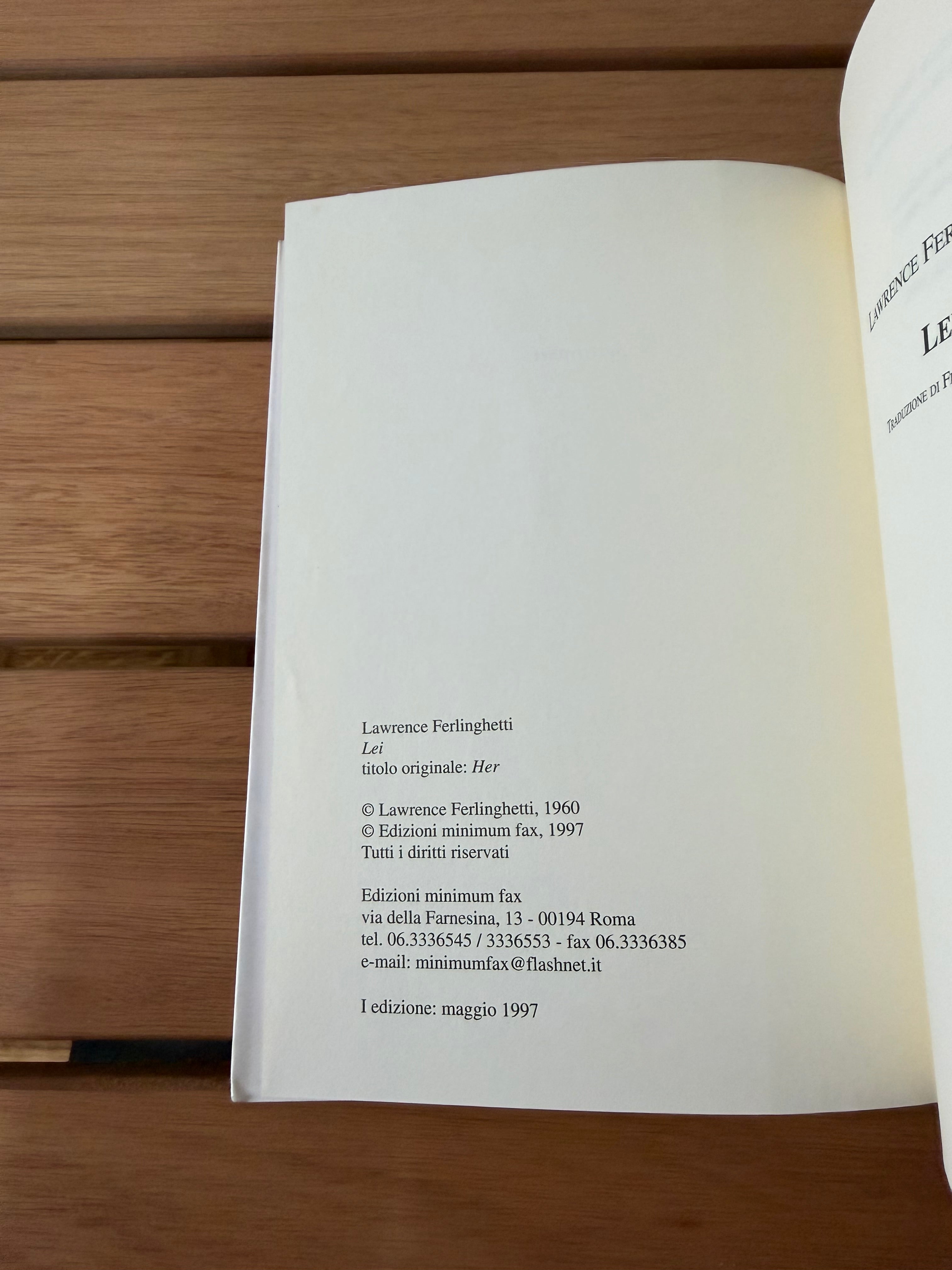Lei - Lawrence Ferlinghetti