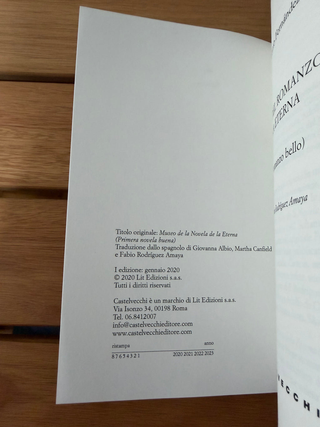 Museo del romanzo della Eterna (primo romanzo bello) - Macedonio Fernández