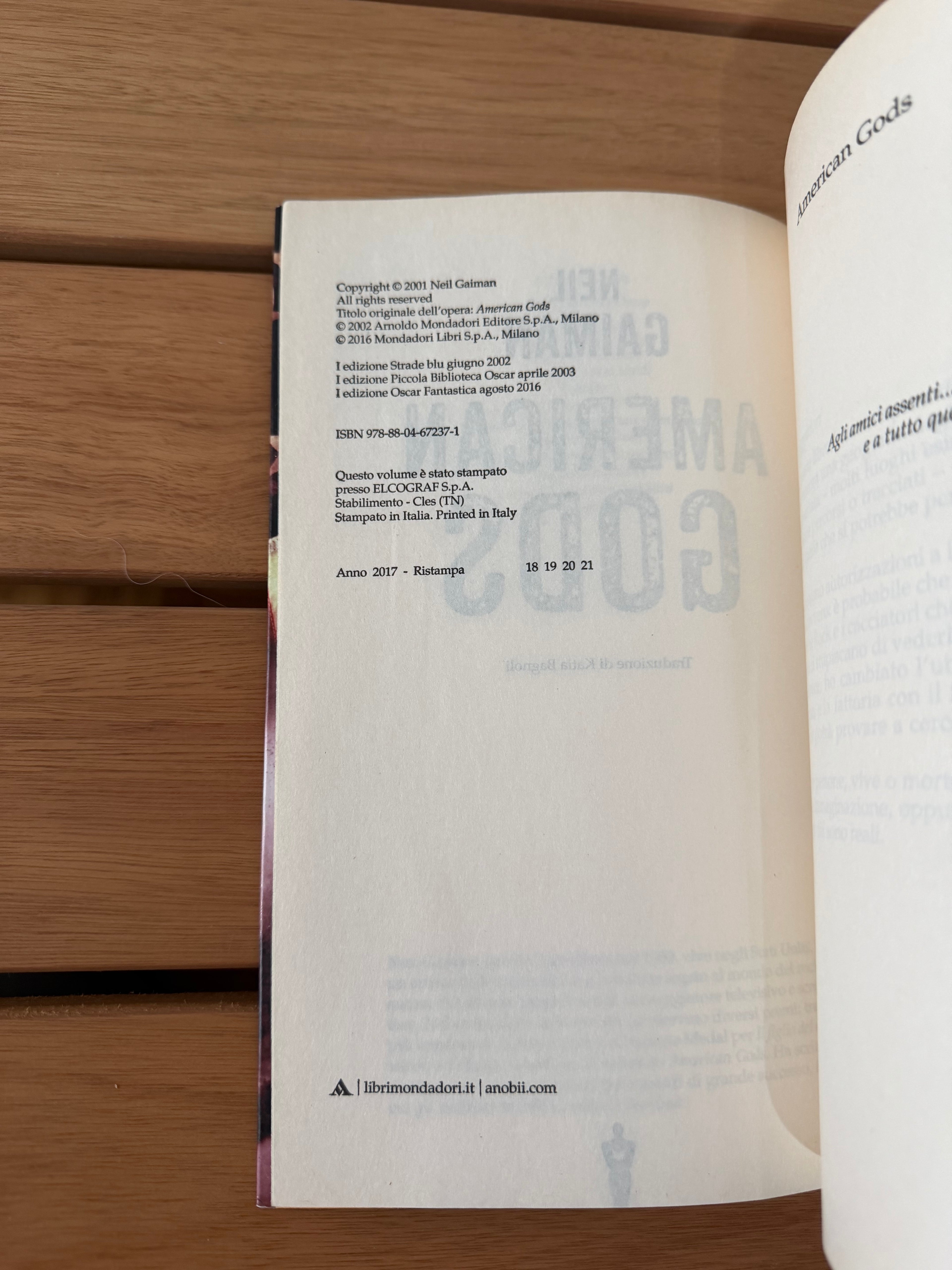 American Gods - Neil Gaiman