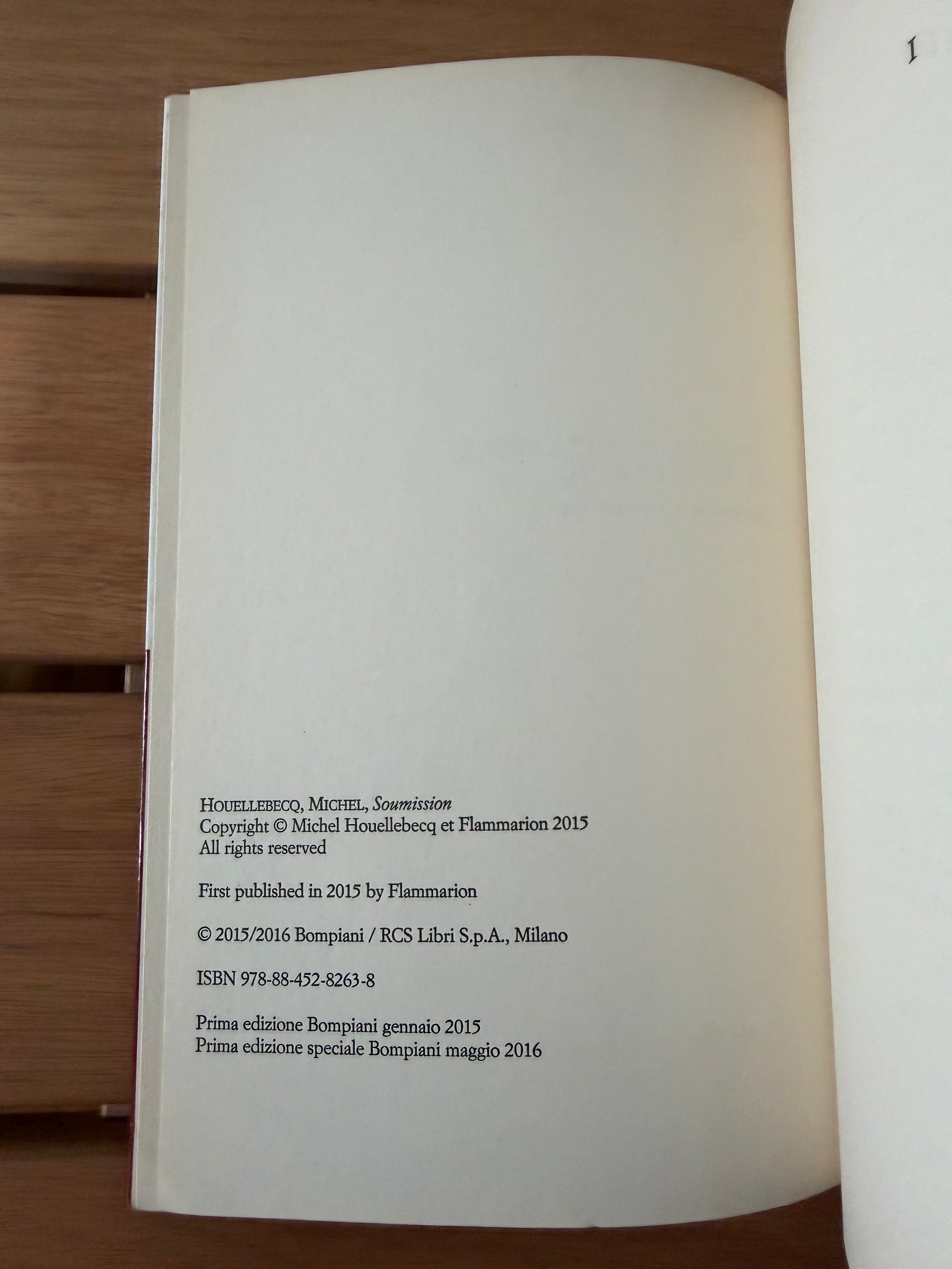 Sottomissione - Michel Houellebecq