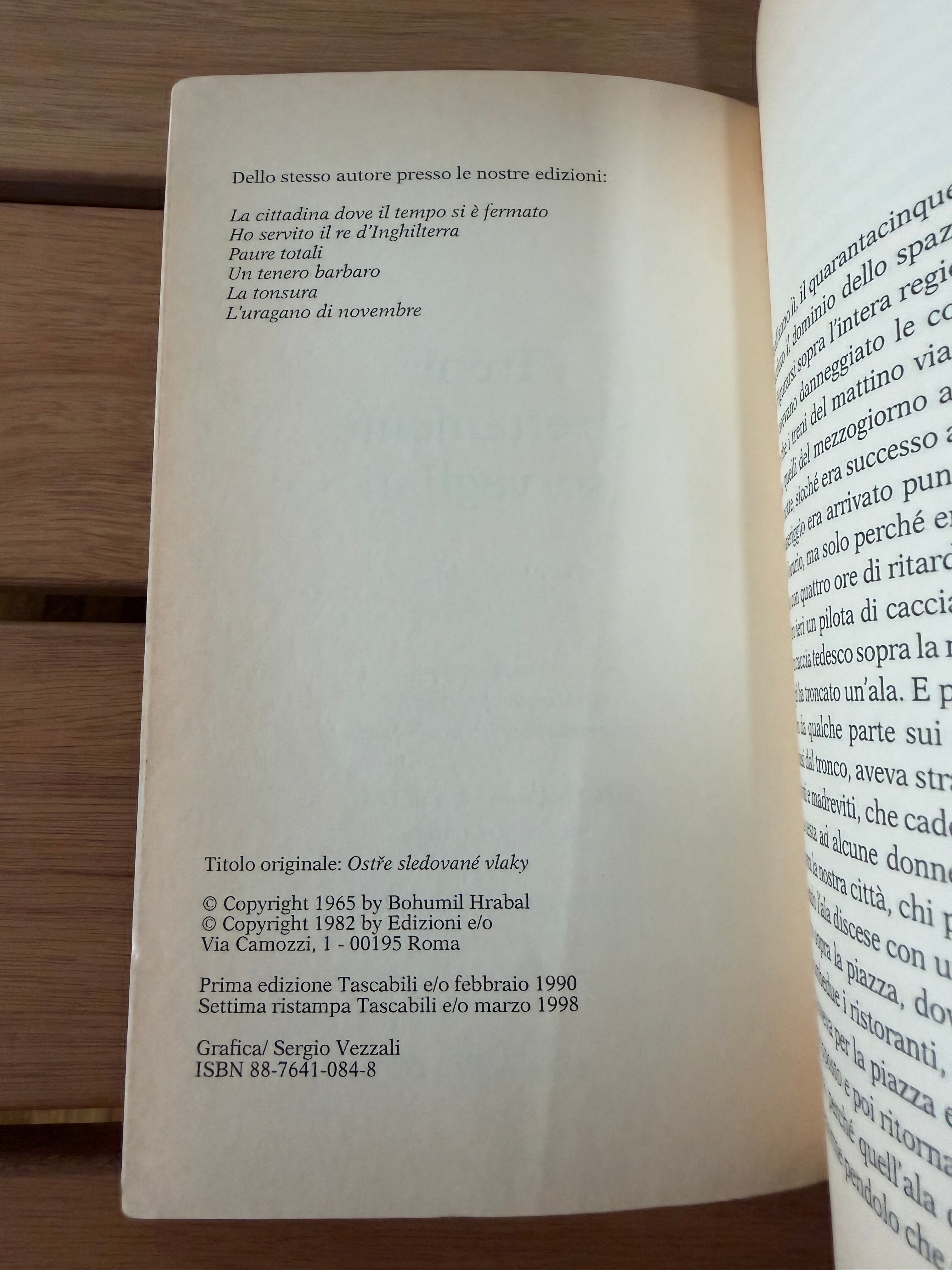 Treni strettamente sorvegliati - Bohumil Hrabal