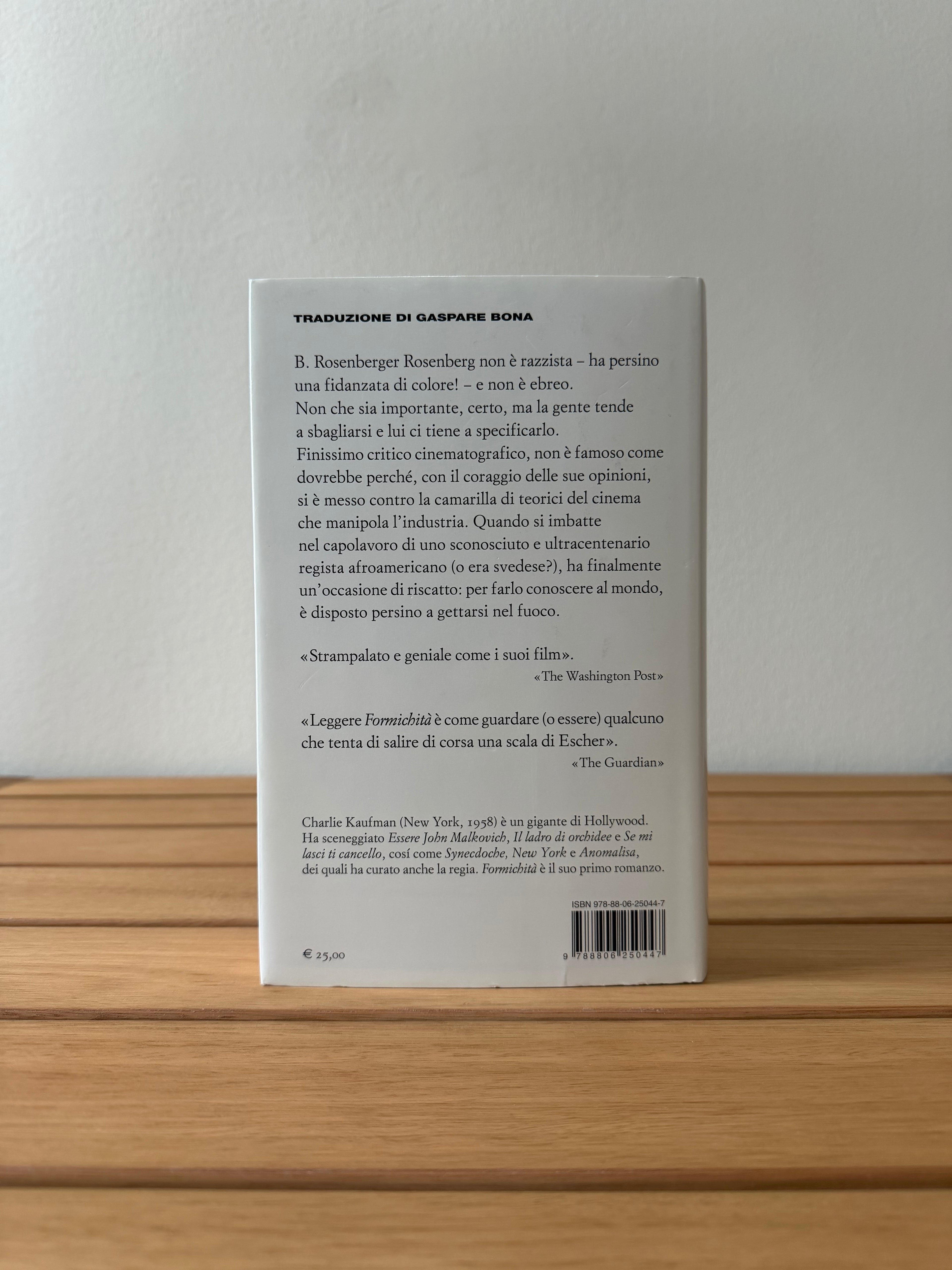 Formichità - Charlie Kaufman
