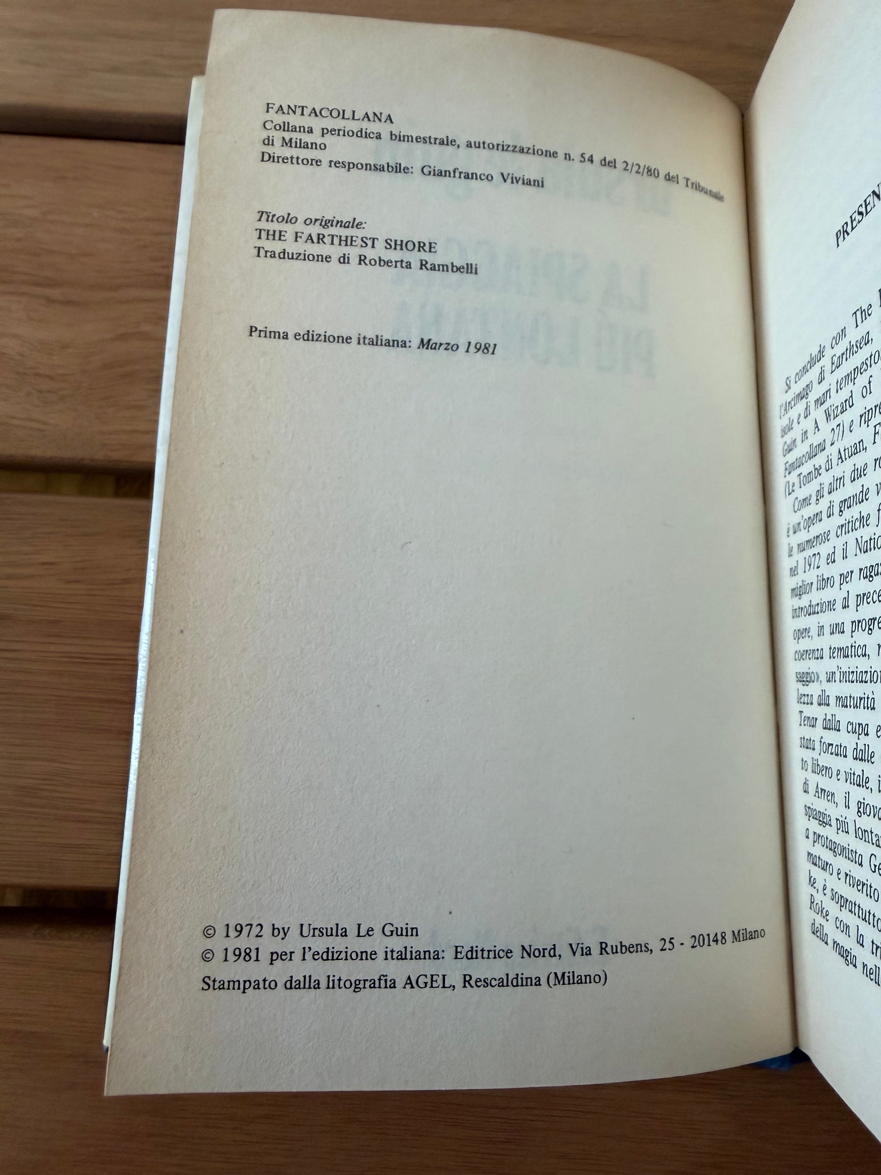 La spiaggia più lontana - Ursula Le Guin