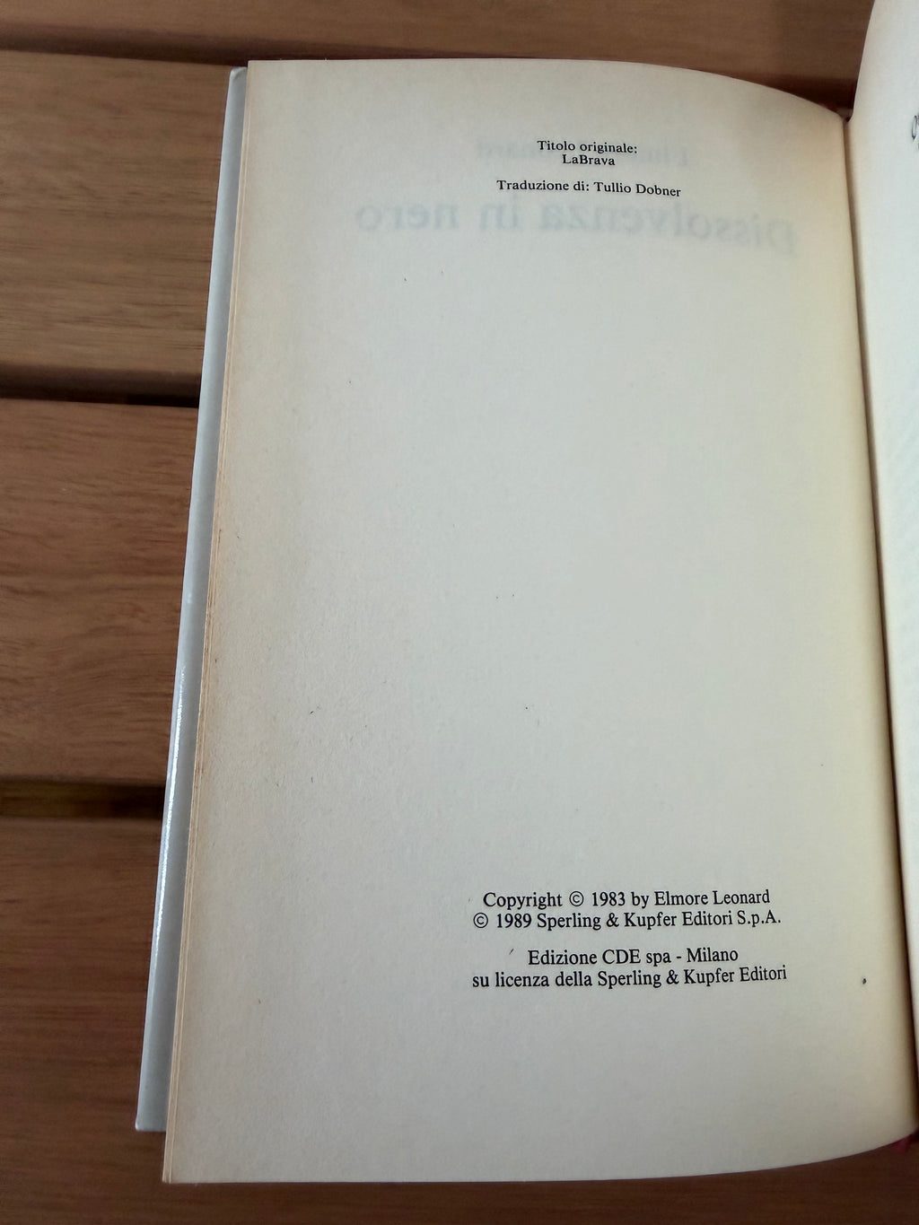 Dissolvenza in nero - Elmore Leonard