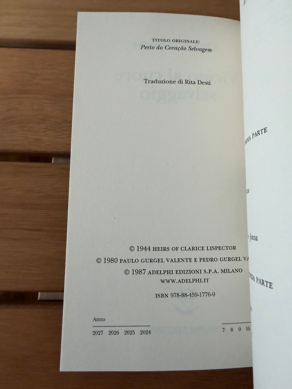 Vicino al cuore selvaggio - Clarice Lispector