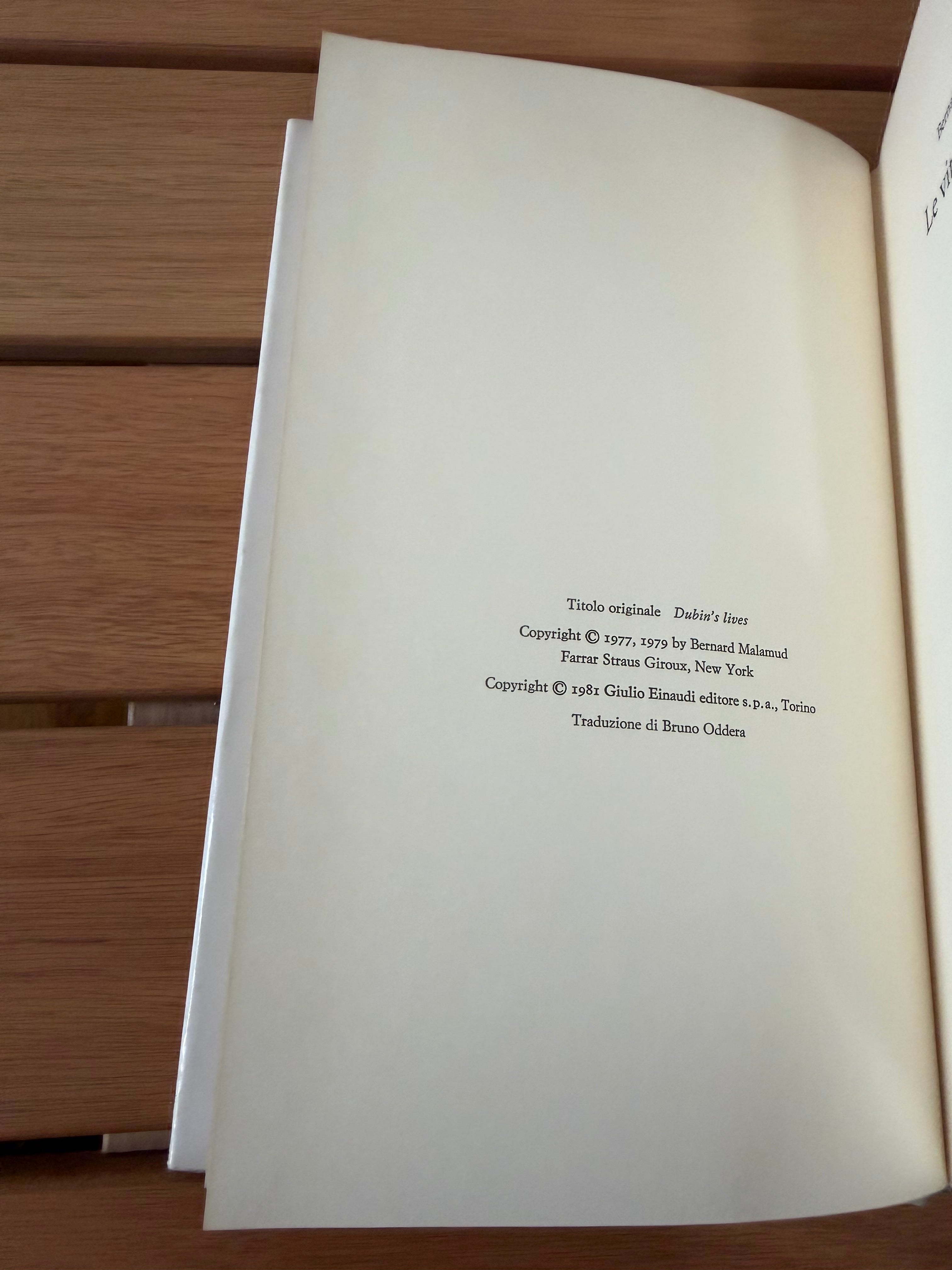 Le vite di Dubin - Bernard Malamud