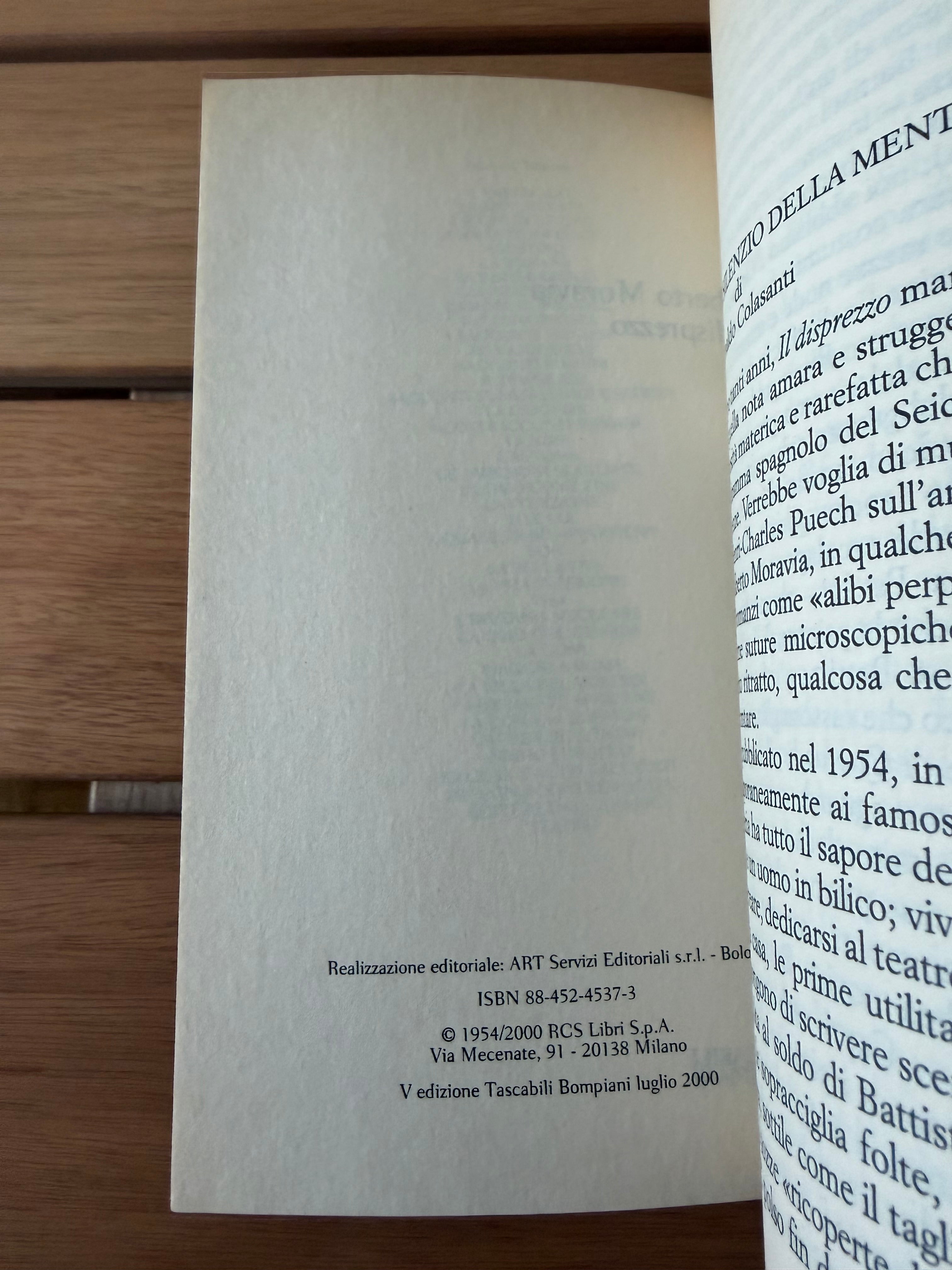 Il disprezzo - Alberto Moravia