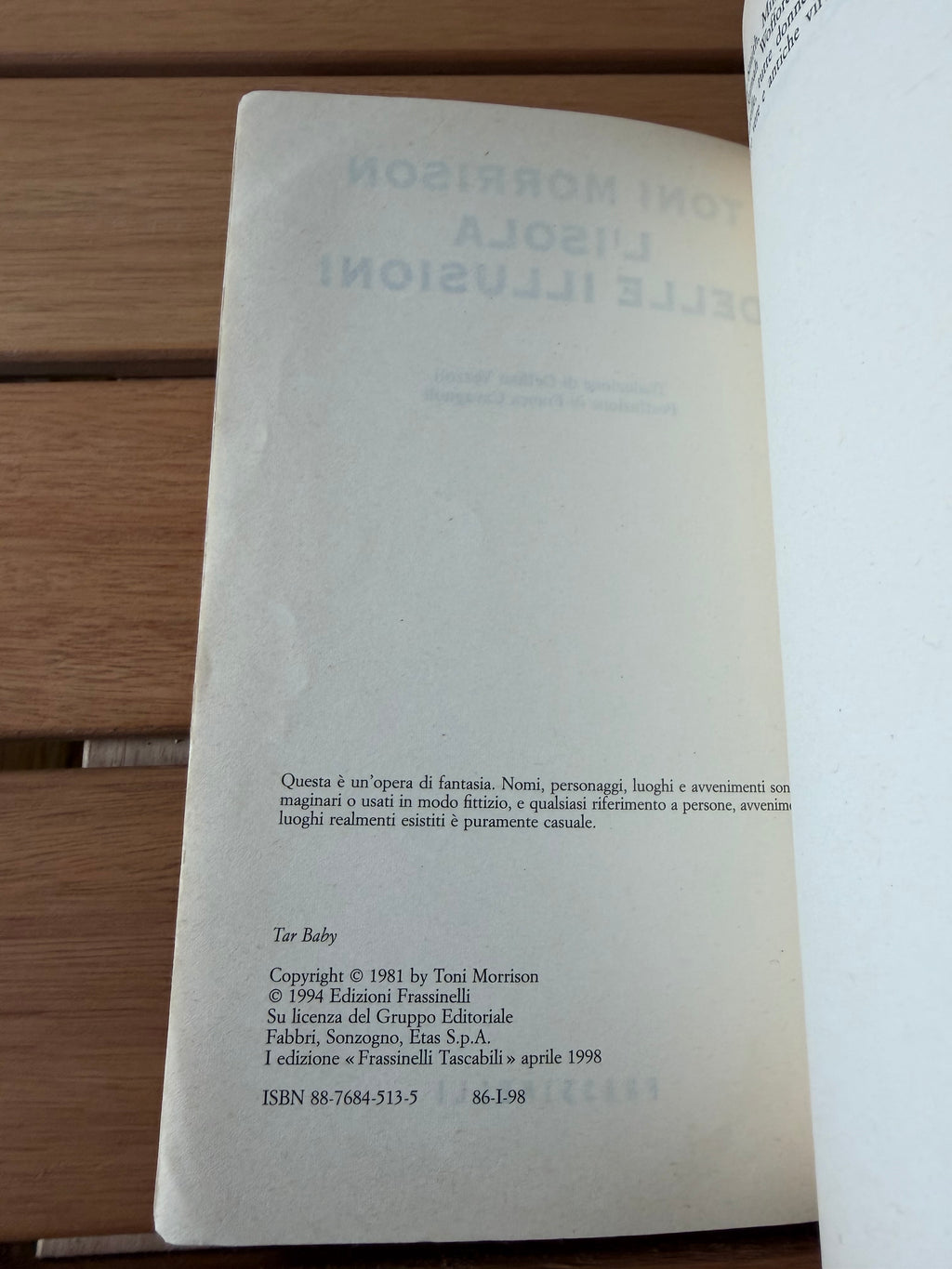 L'isola delle illusioni - Toni Morrison