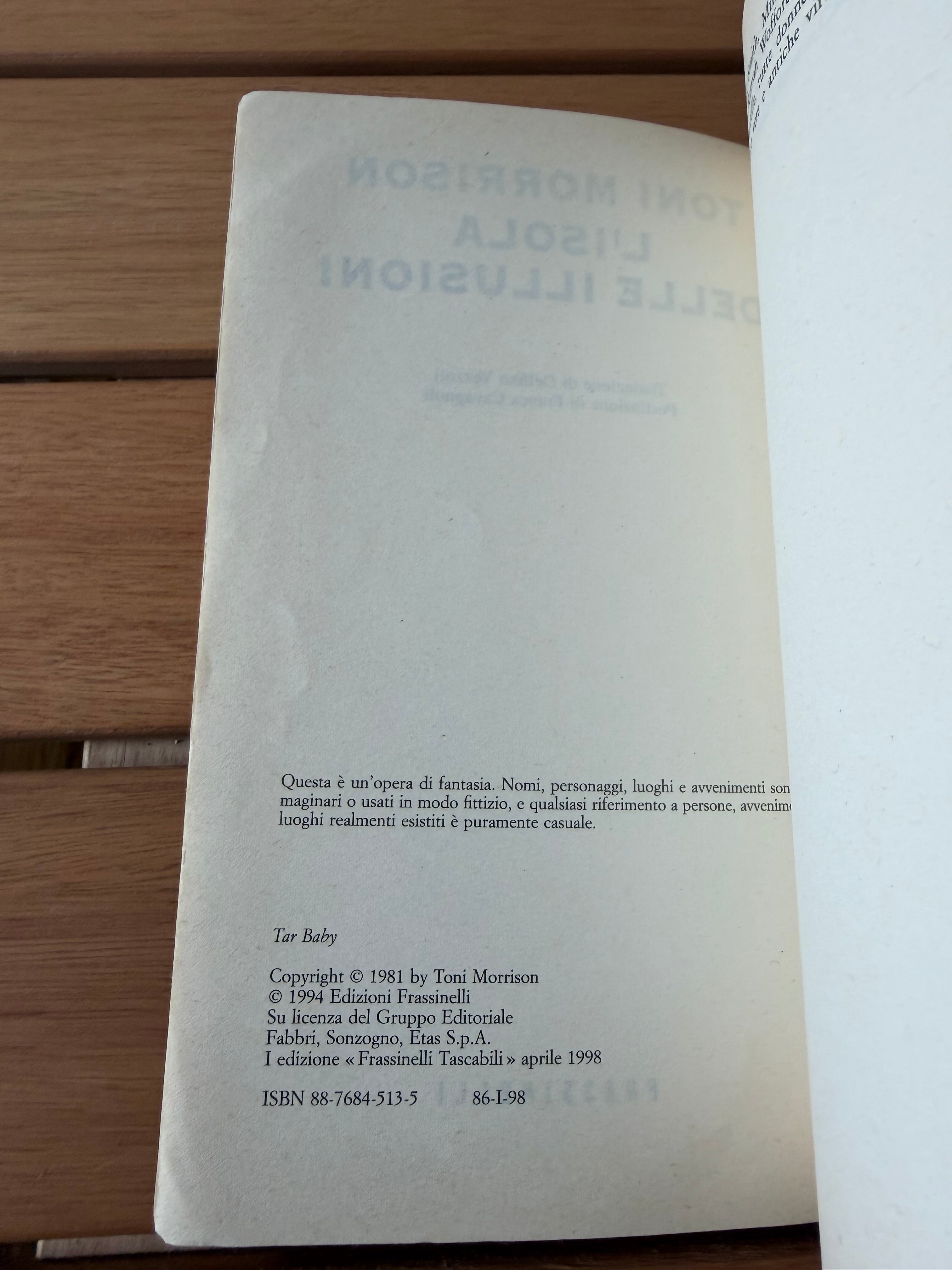 L'isola delle illusioni - Toni Morrison