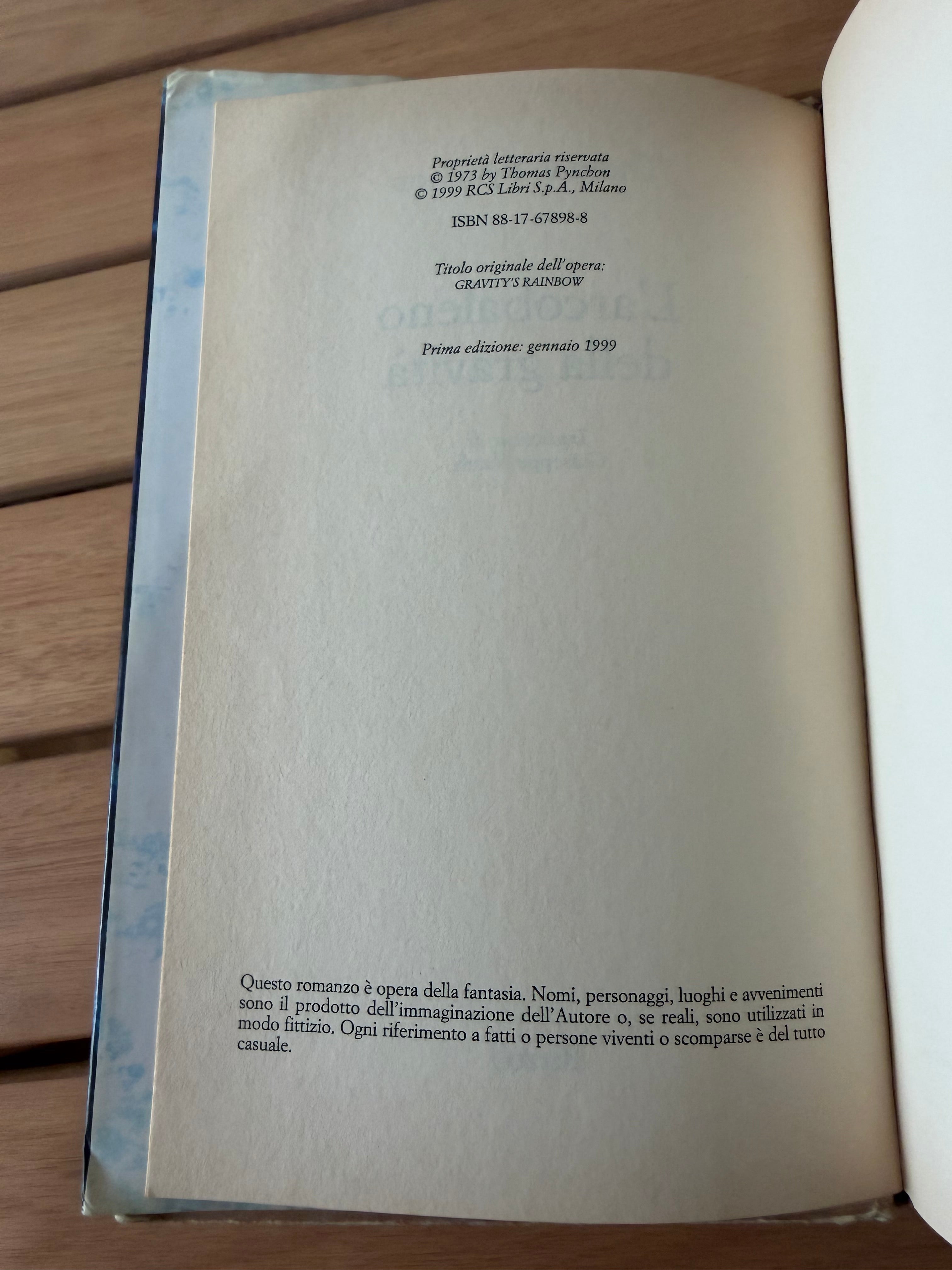 L'arcobaleno della gravità - Thomas Pynchon