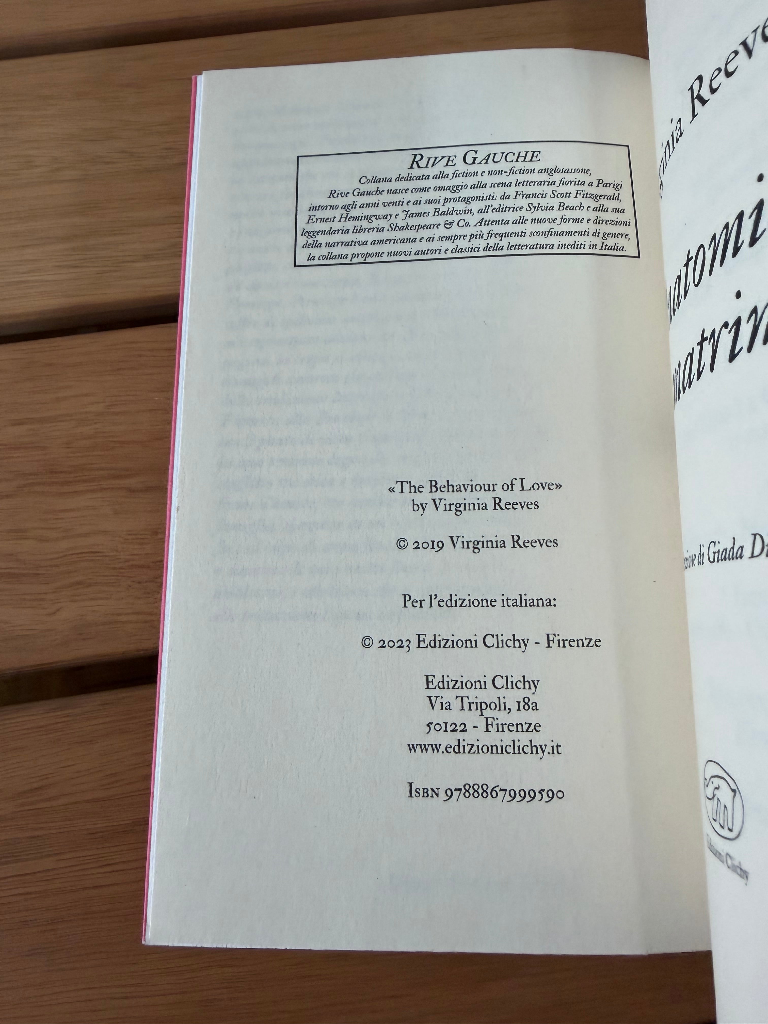 Anatomia di un matrimonio - Virginia Reeves