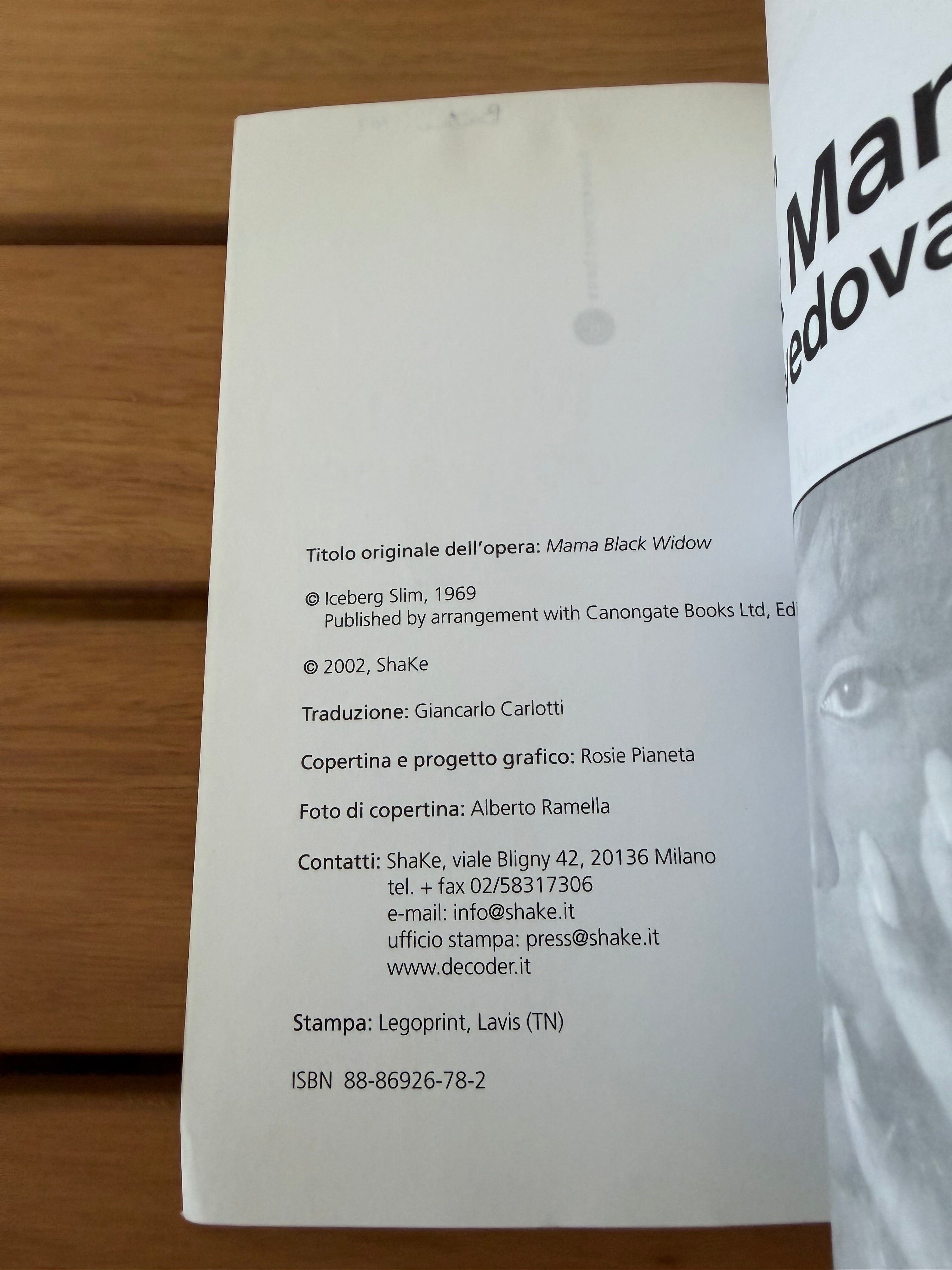 Black Mama. La vedova nera - Iceberg Slim