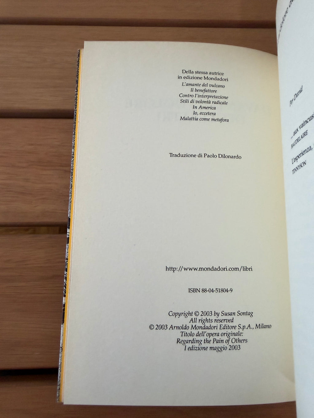 Davanti al dolore degli altri - Susan Sontag