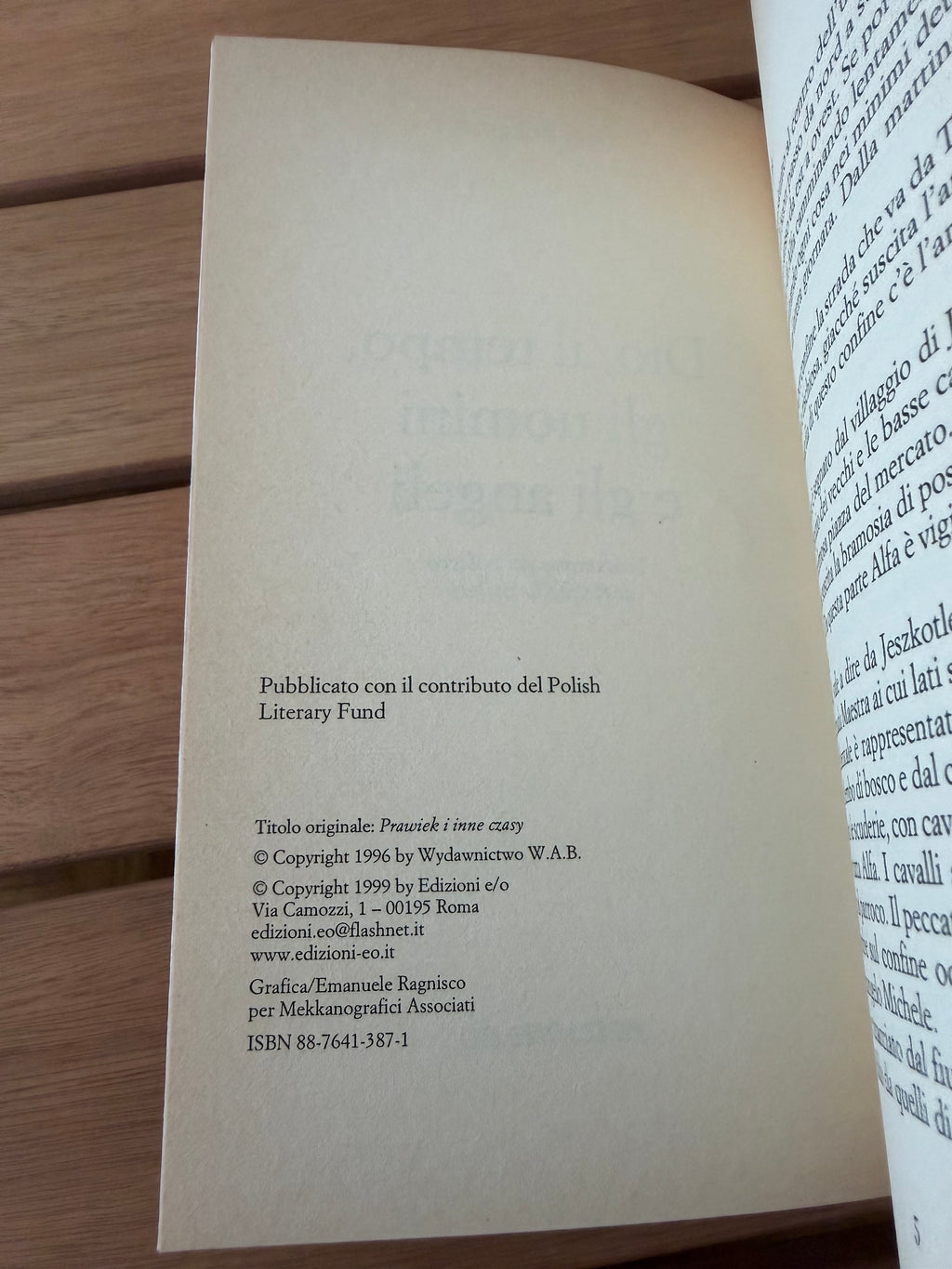 Dio, il tempo, gli uomini e gli angeli - Olga Tokarczuk