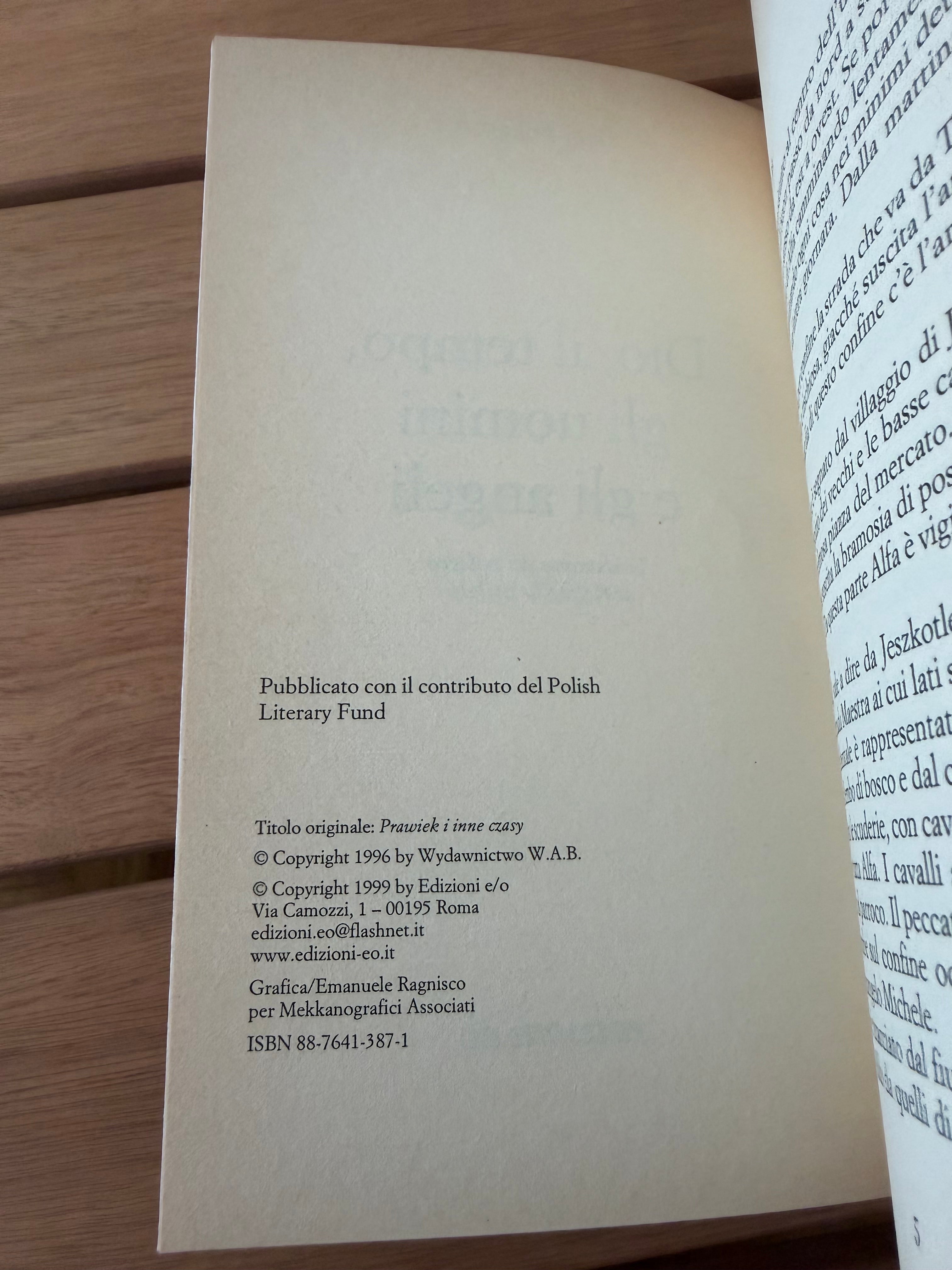 Dio, il tempo, gli uomini e gli angeli - Olga Tokarczuk