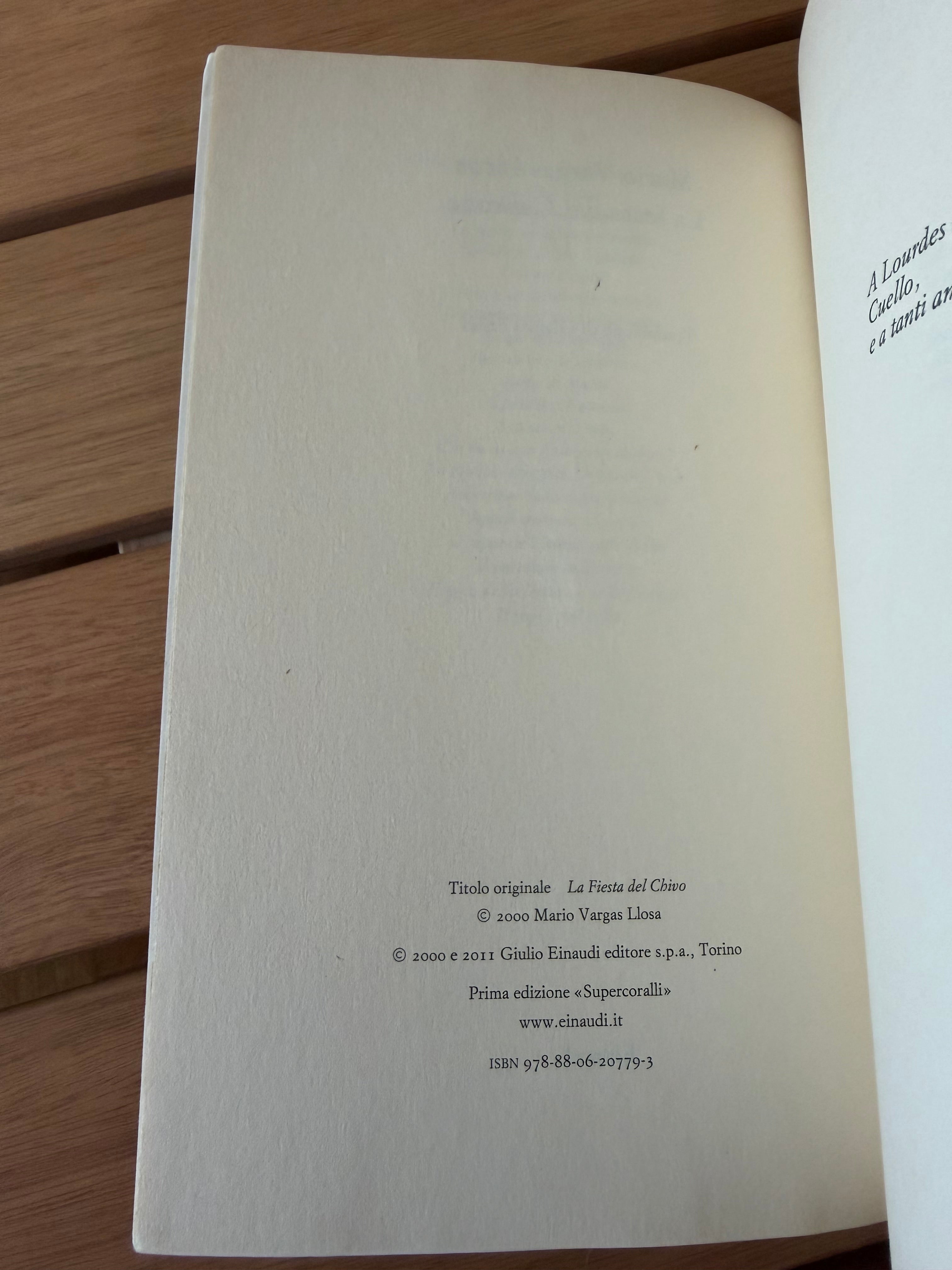 La festa del caprone - Mario Vargas Llosa