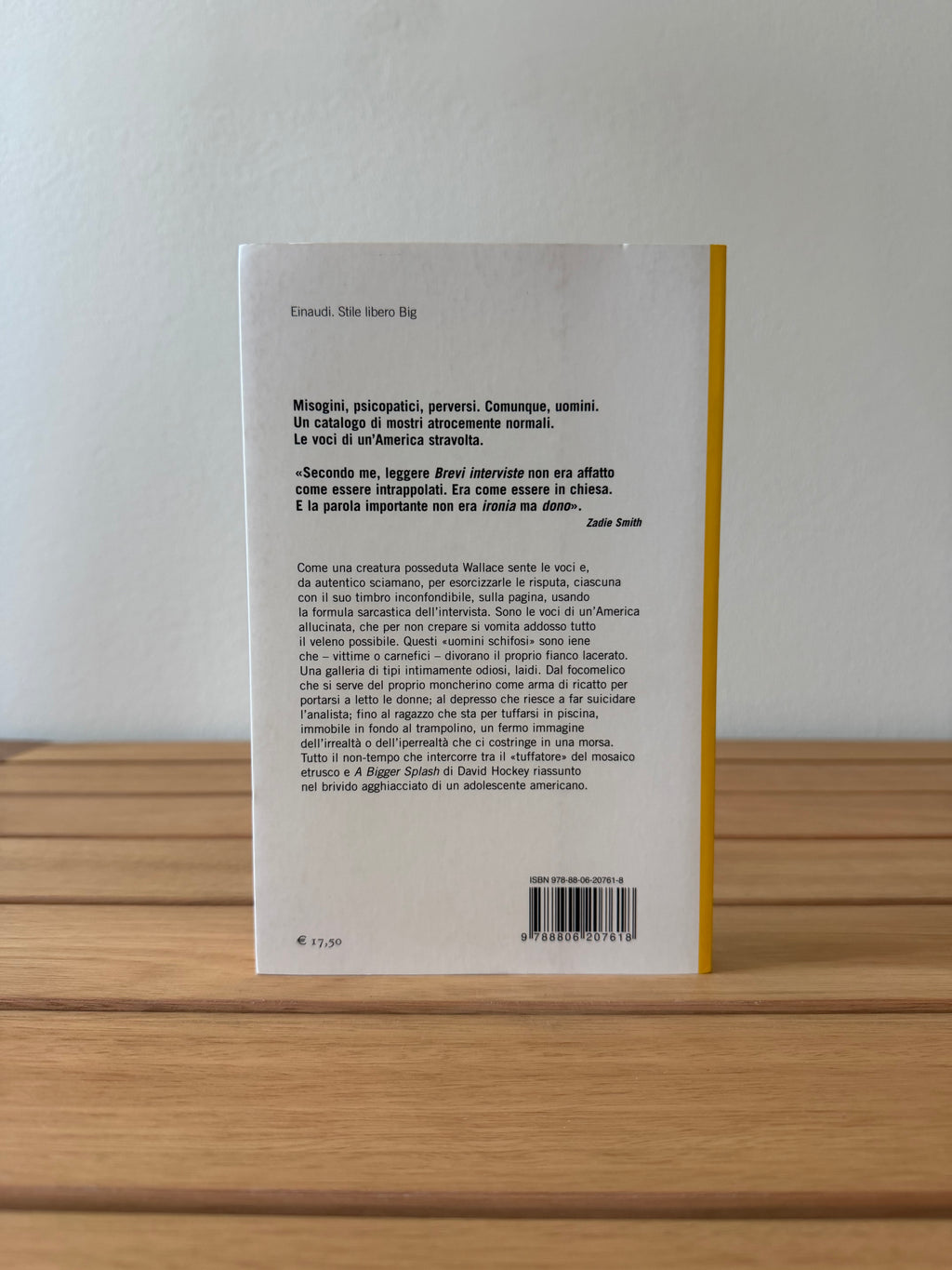 Brevi interviste con uomini schifosi - David Foster Wallace