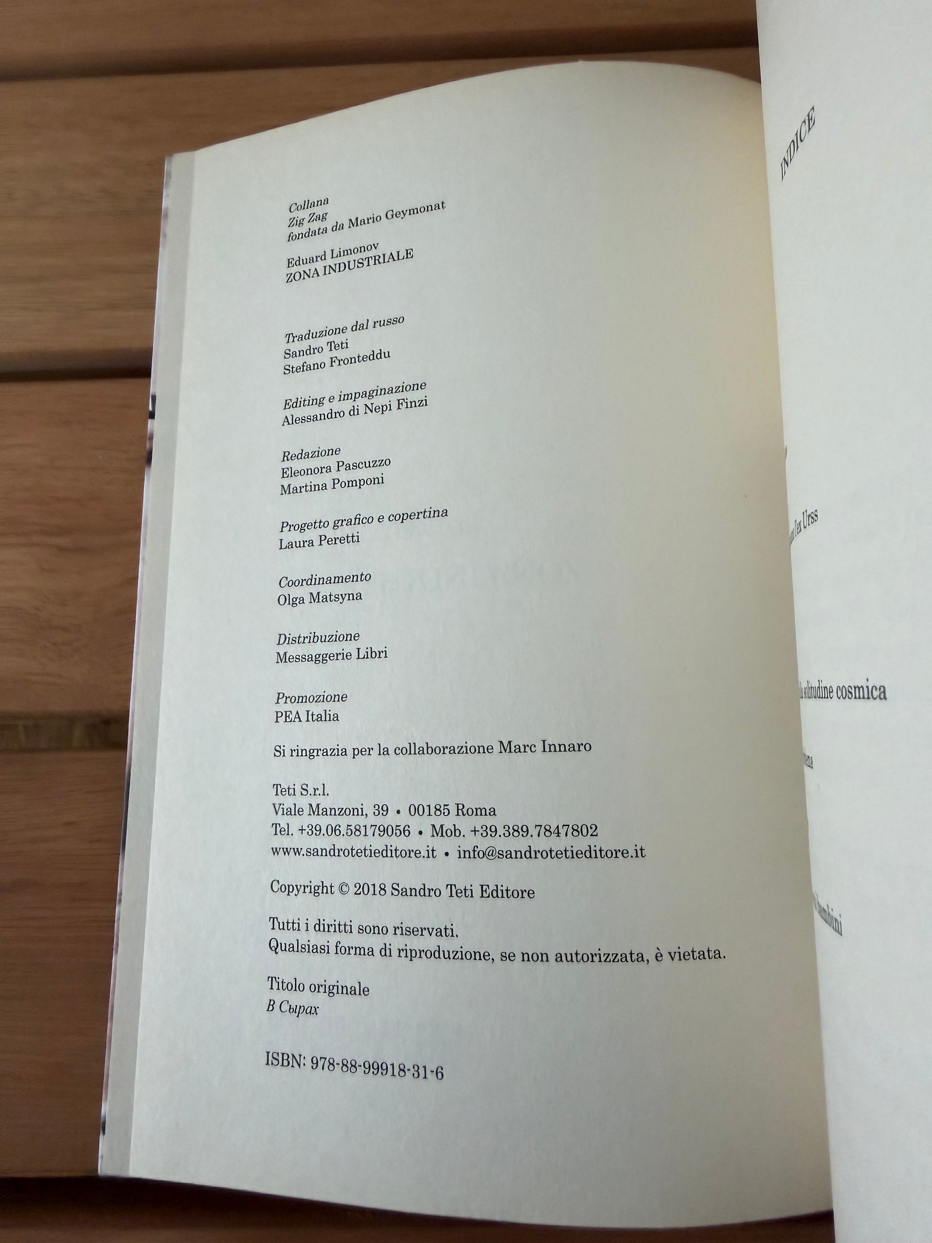 Zona industriale - Eduard Limonov