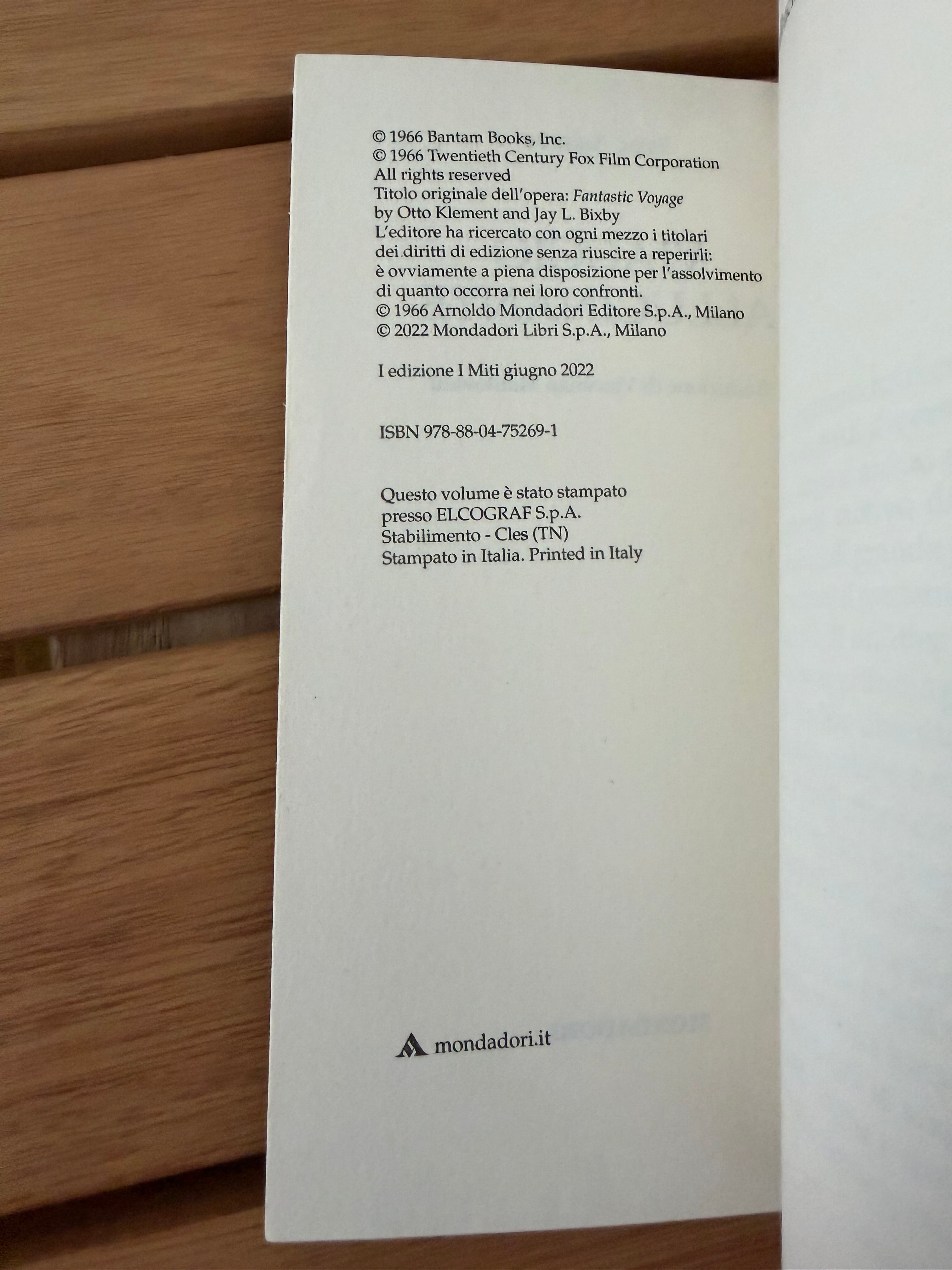 Viaggio allucinante - Isaac Asimov