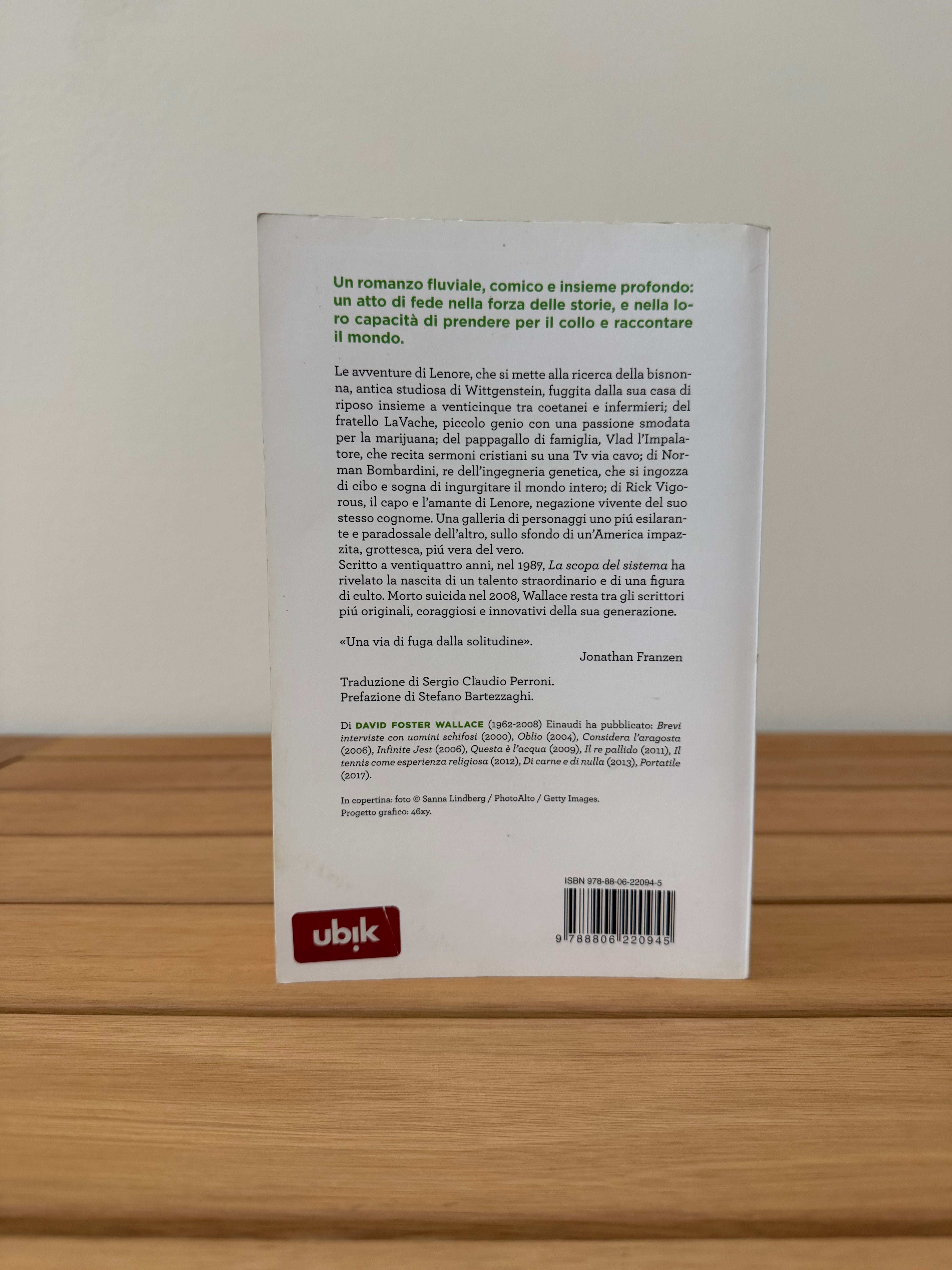 La scopa del sistema - David Foster Wallace