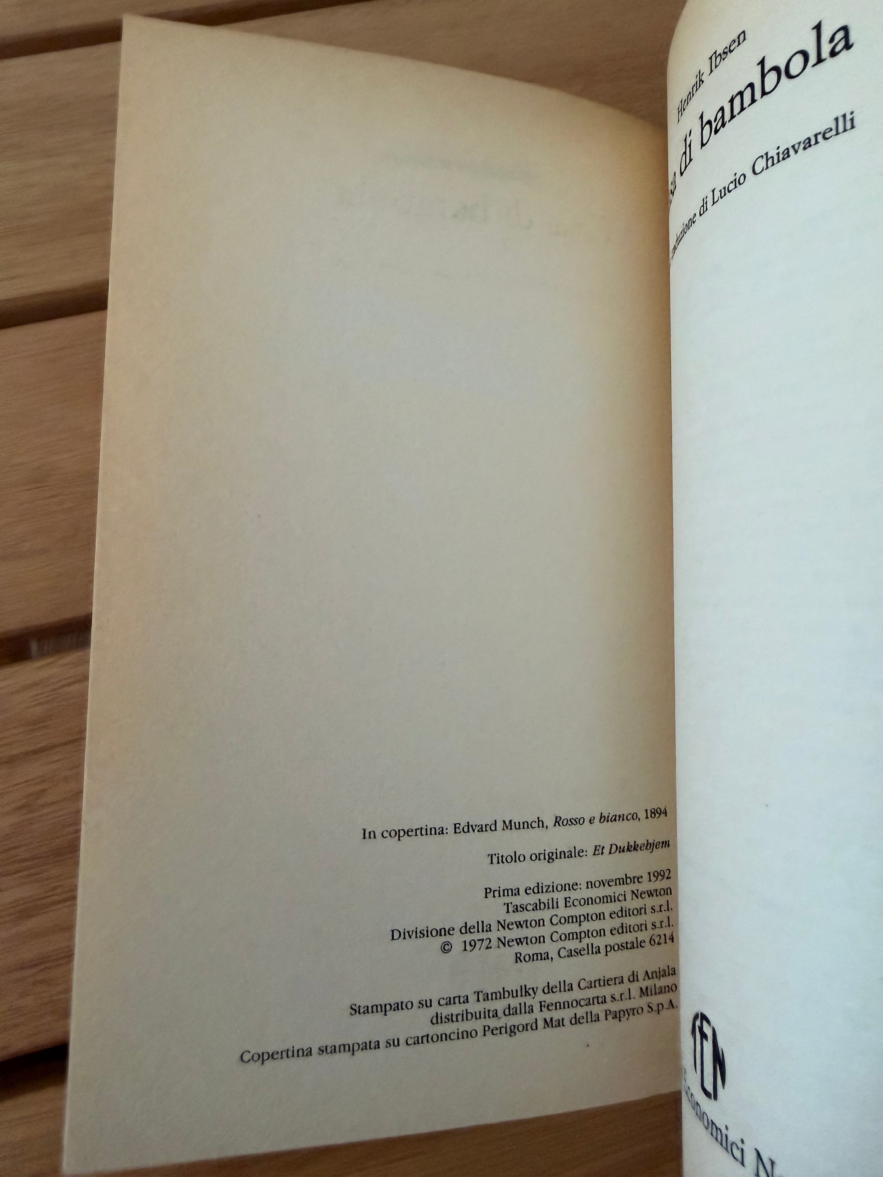 Casa di bambola - Henrik Ibsen