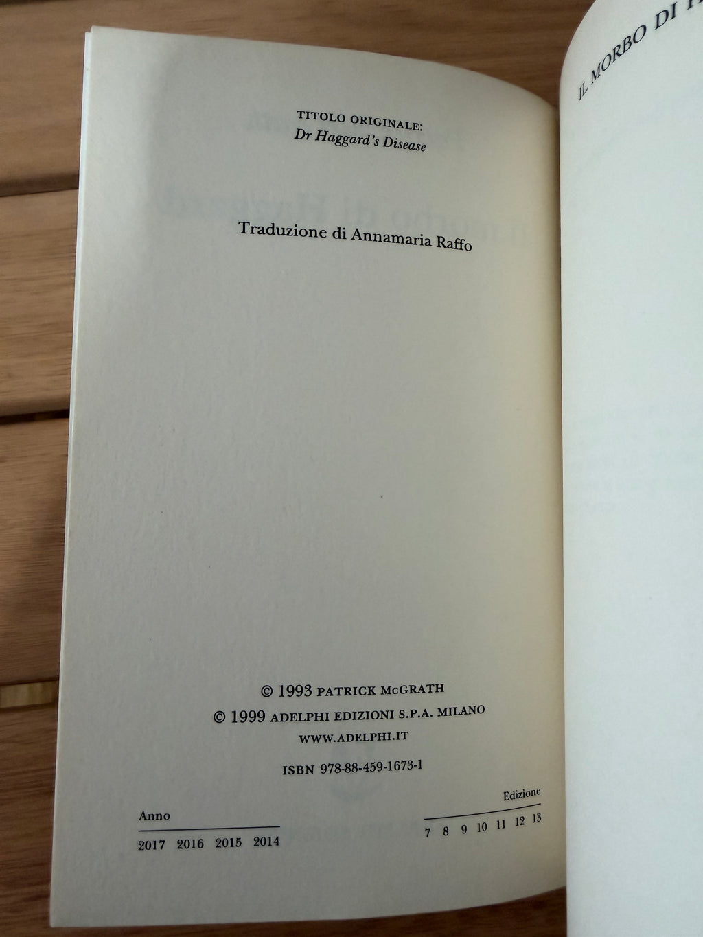 Il morbo di Haggard - Patrick McGrath
